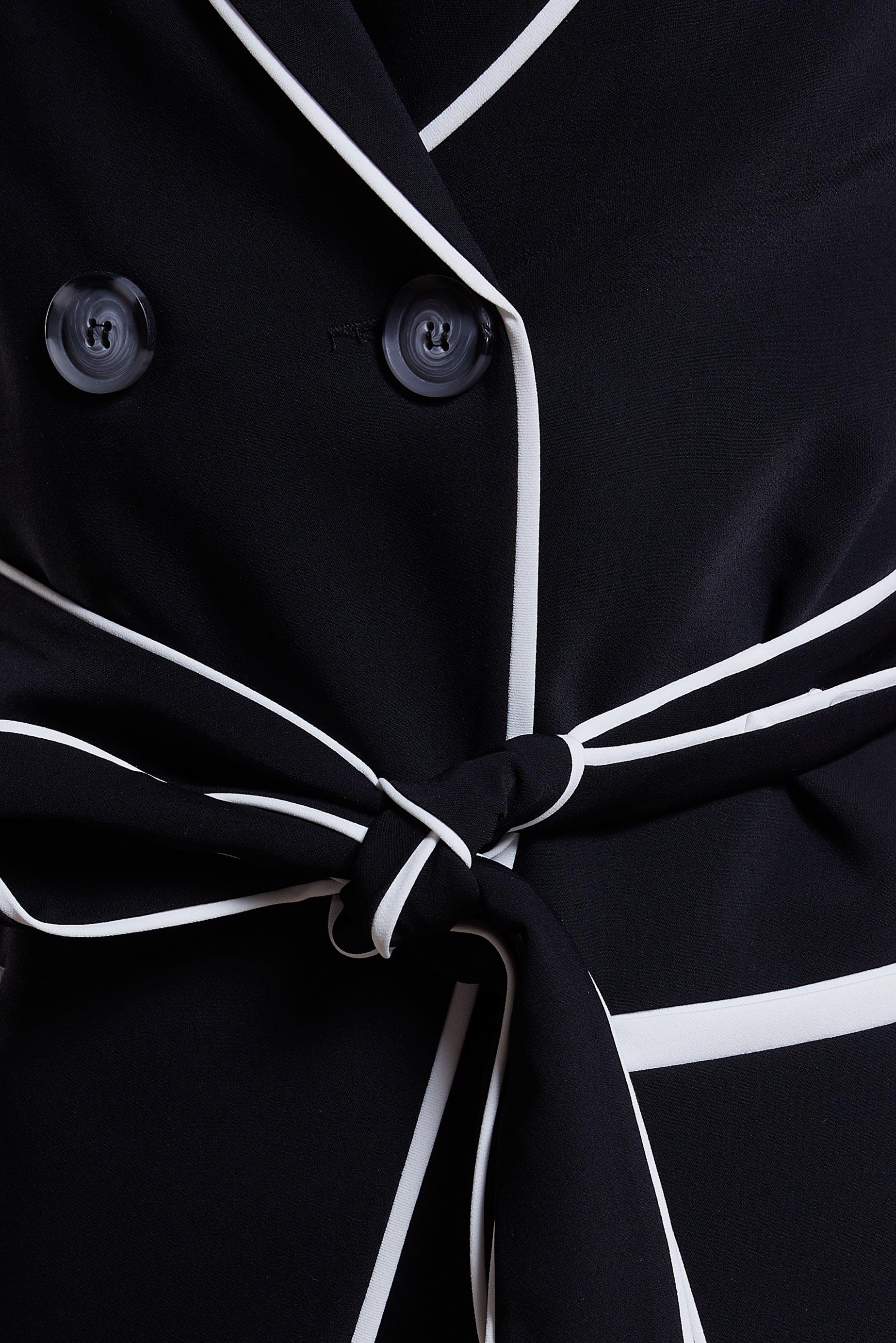 Tesettür giyim SİYAH KUŞAKLI PANTOLONLU TAKIM 30443