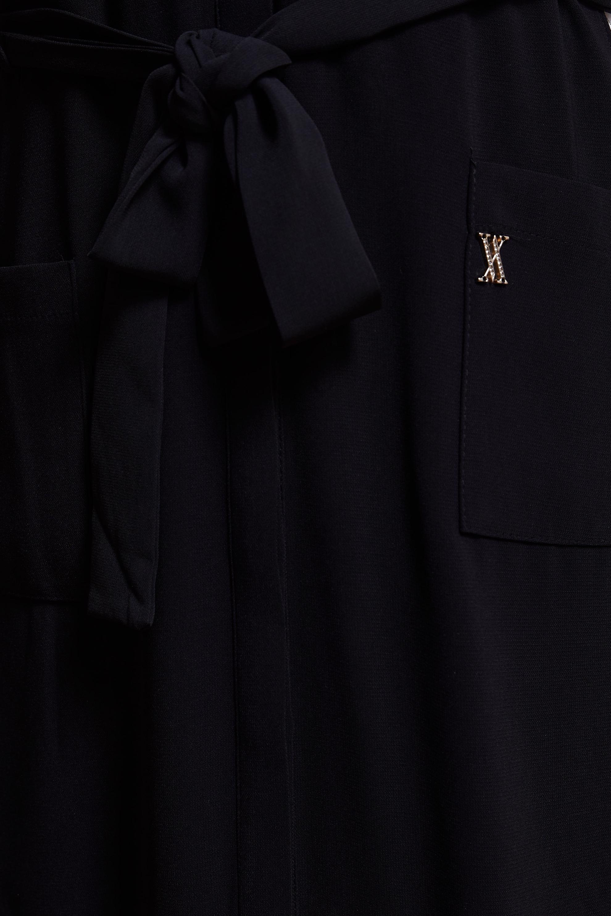 Tesettür giyim SİYAH KUŞAKLI ÜÇLÜ PANTOLONLU TAKIM 44171