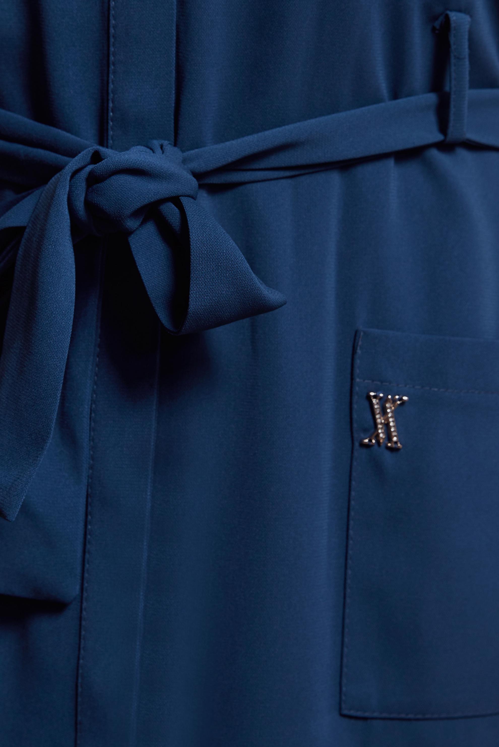 Tesettür giyim LACİVERT KUŞAKLI ÜÇLÜ PANTOLONLU TAKIM 44171