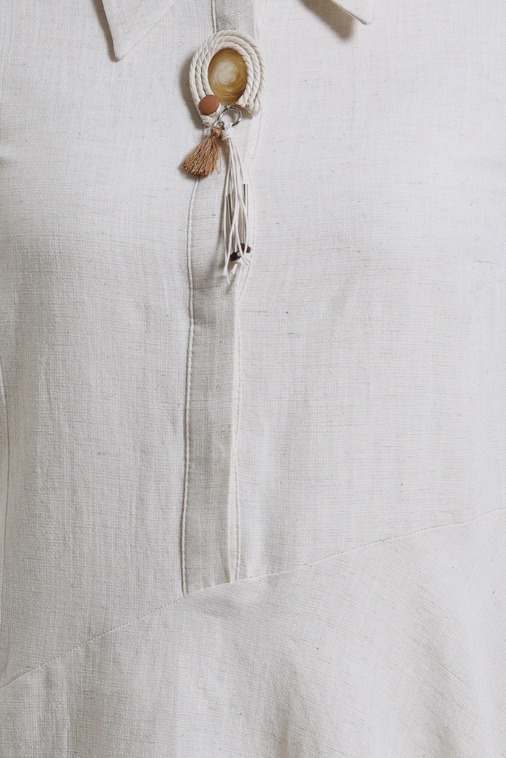 Tesettür giyim BEJ ASİMETRİK KESİM PANTOLONLU TAKIM 44411