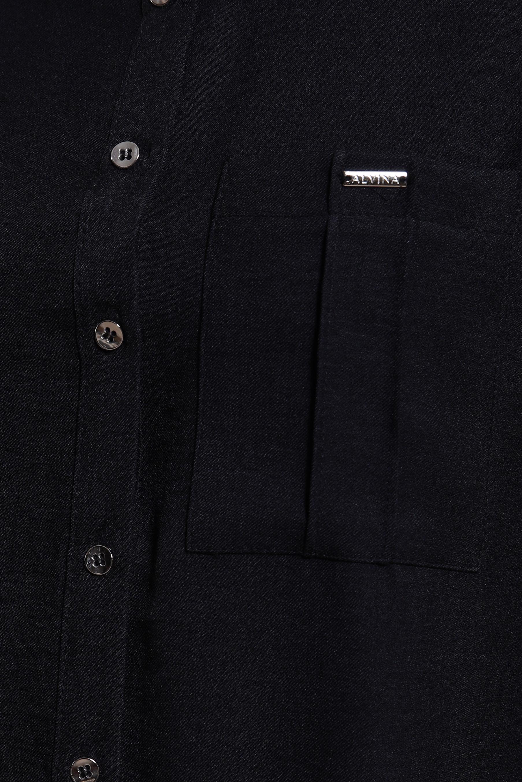 Tesettür giyim SİYAH GÖMLEK YAKA PANTOLONLU TAKIM 44412