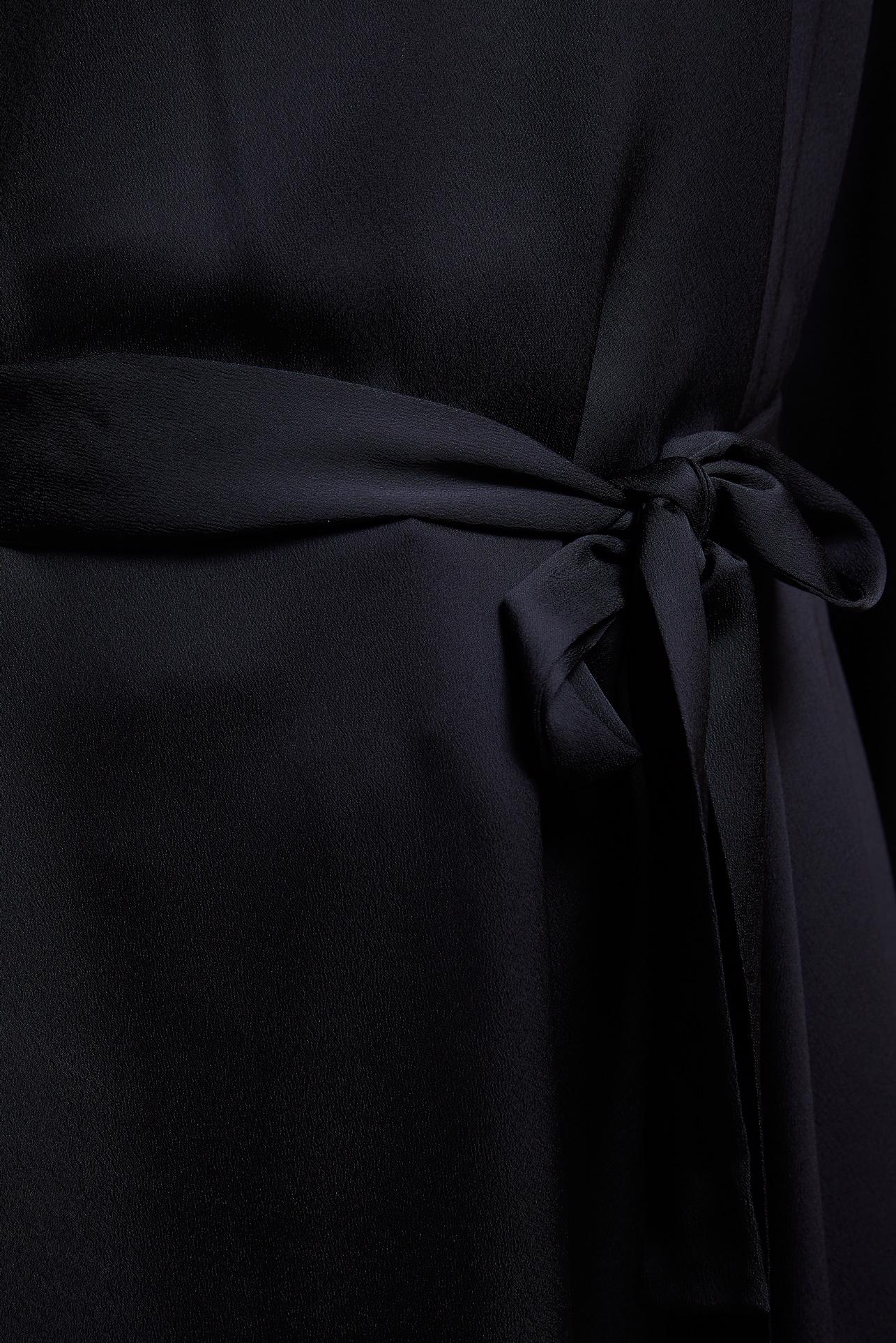 Tesettür giyim SİYAH KUŞAKLI PANTOLONLU TAKIM 44424