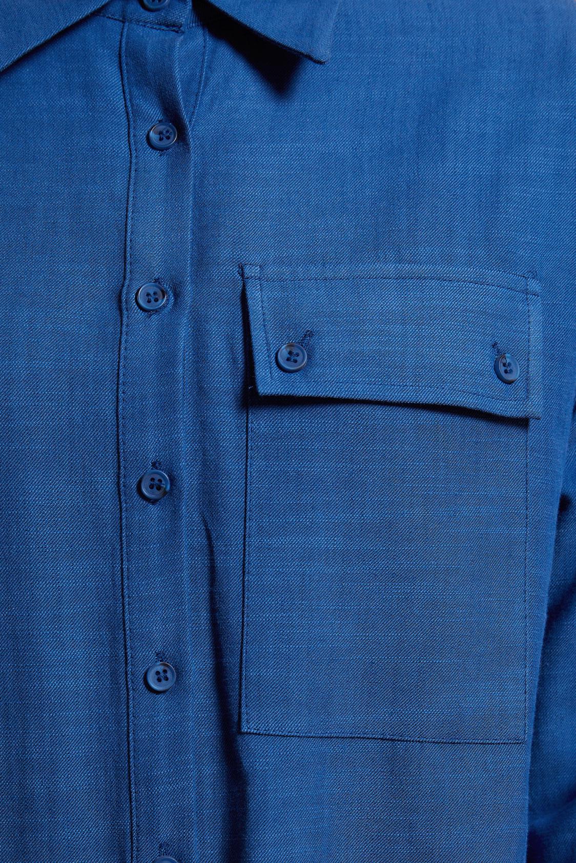 Tesettür giyim LACİVERT GÖMLEK YAKA PANTOLONLU TAKIM 44437