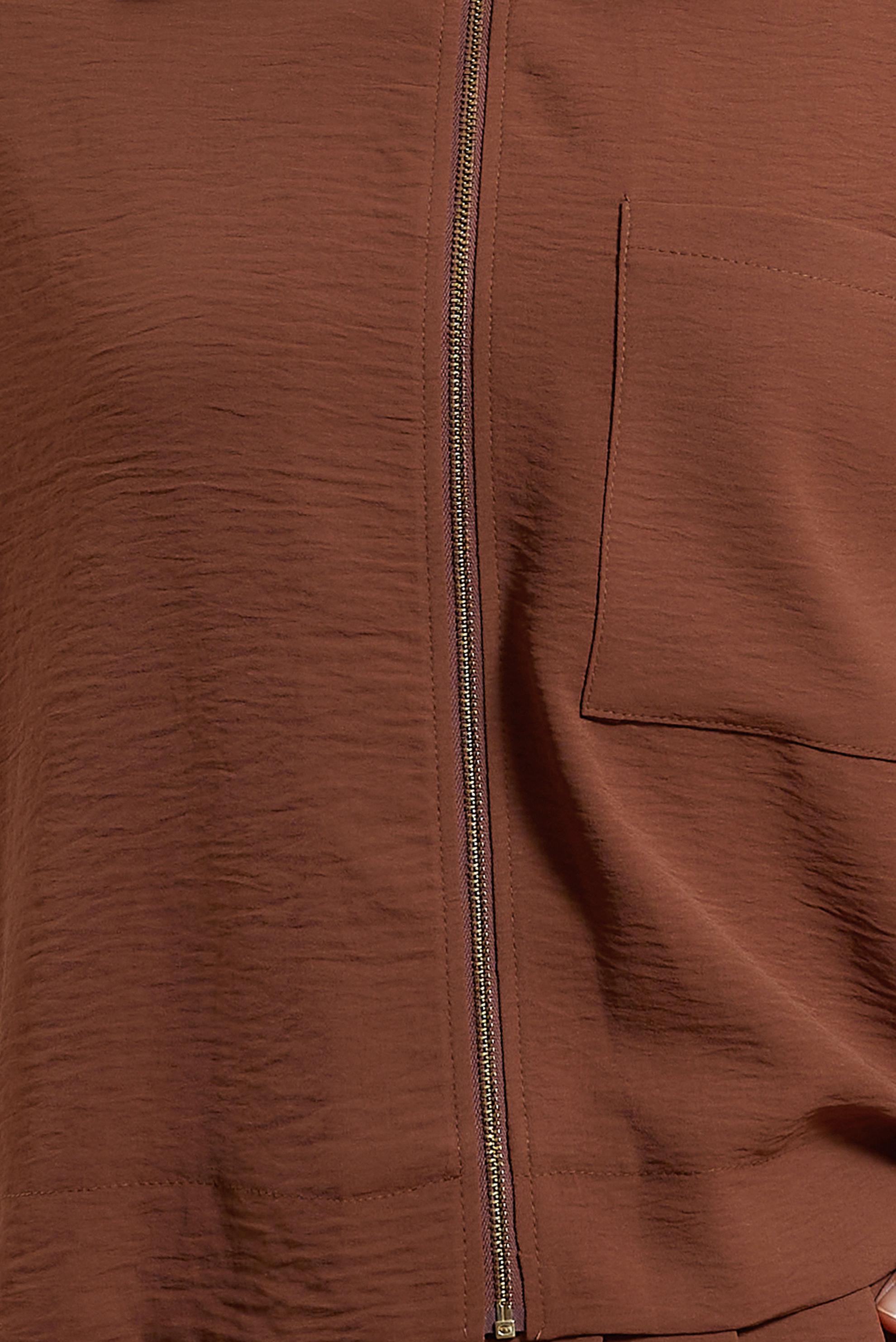 Tesettür giyim TABA FERMUARLI PANTOLONLU TAKIM 44461