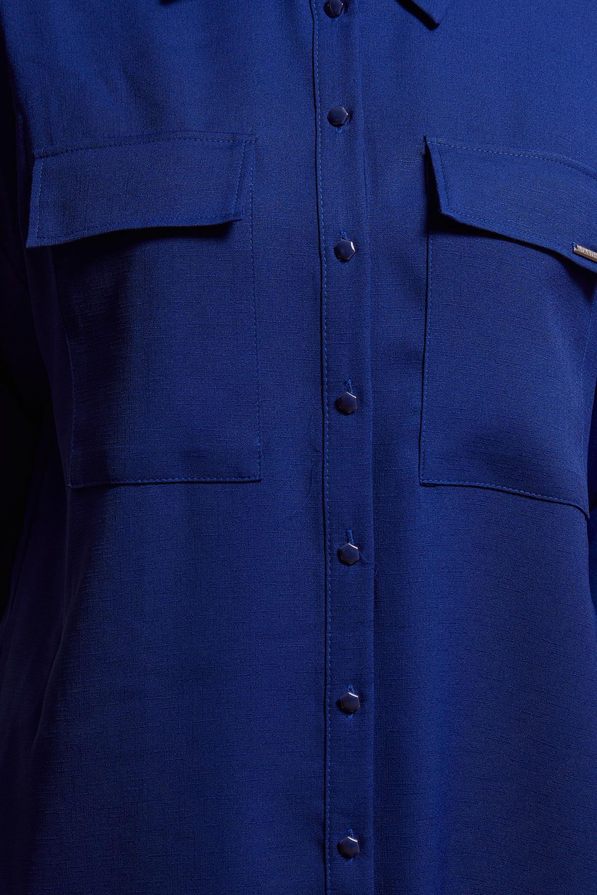 Tesettür giyim LACİVERT GÖMLEK YAKA PANTOLONLU TAKIM 44473