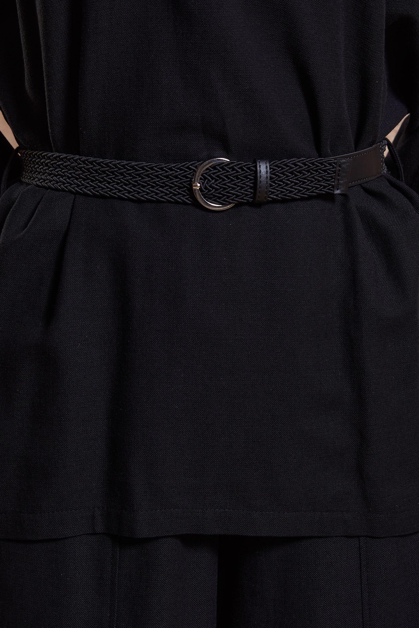 Tesettür giyim SİYAH KEMERLİ PANTOLONLU TAKIM 44502