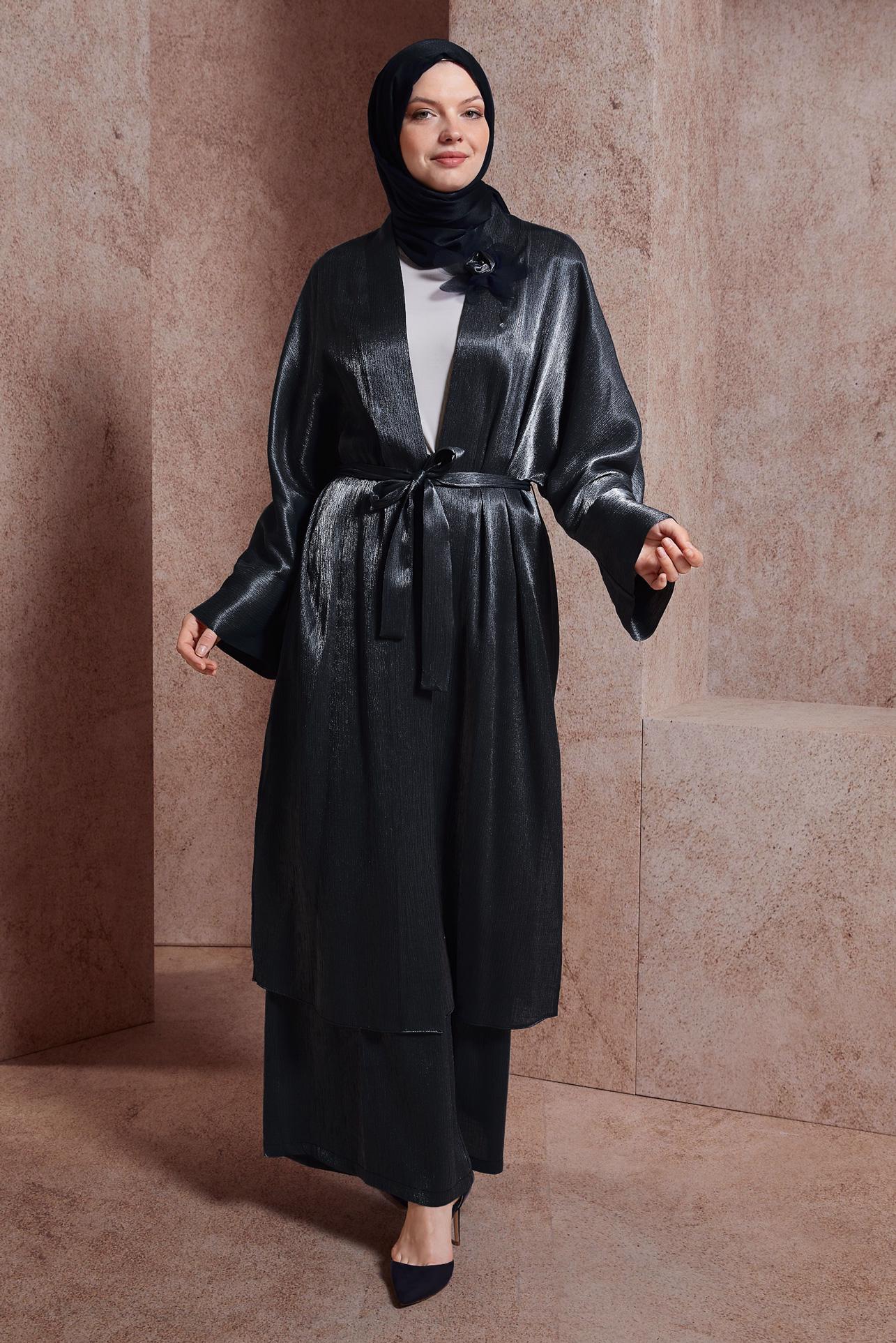 Hijab clothing BLACK PANTSUIT WITH JACKET 44537