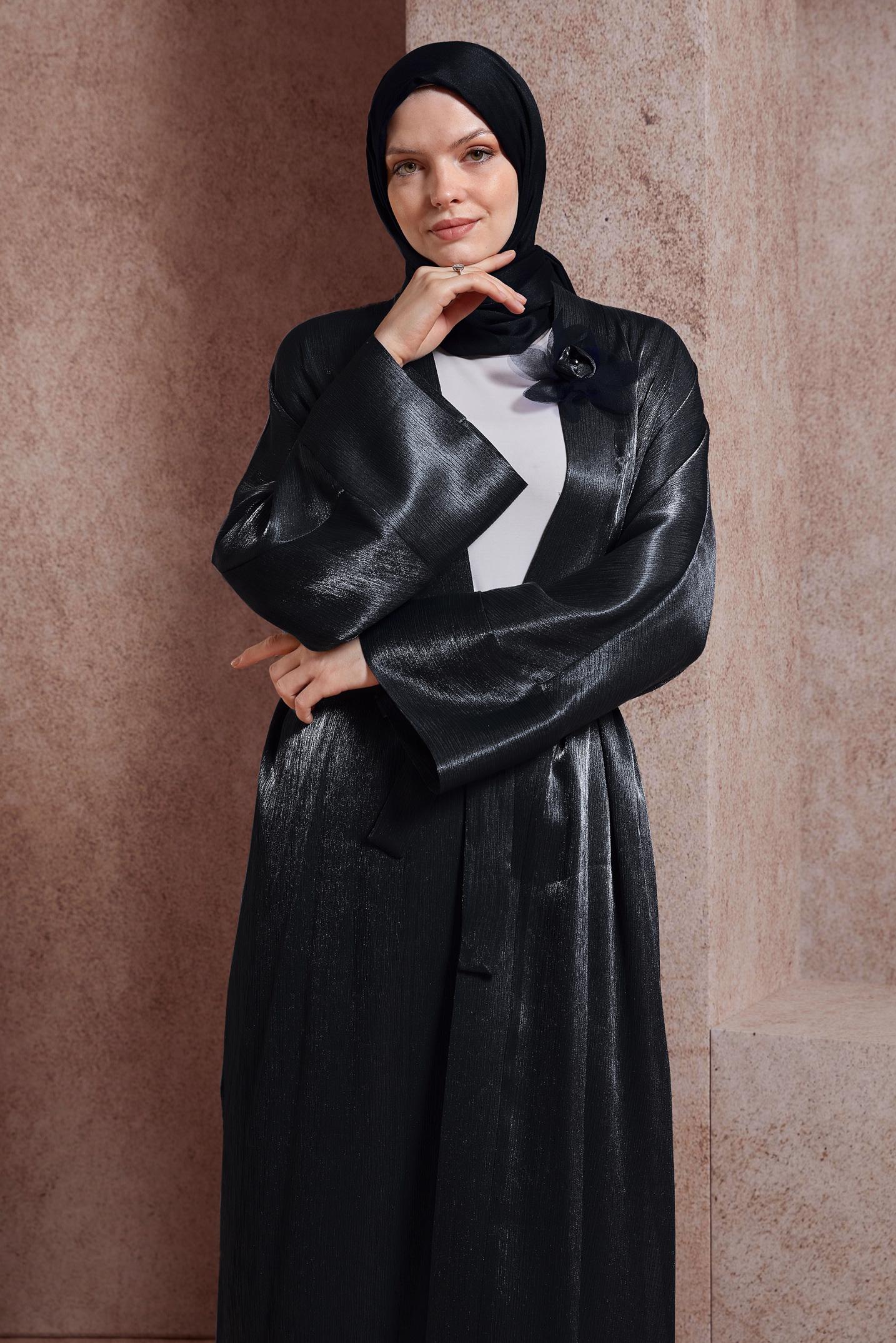 Hijab clothing BLACK PANTSUIT WITH JACKET 44537