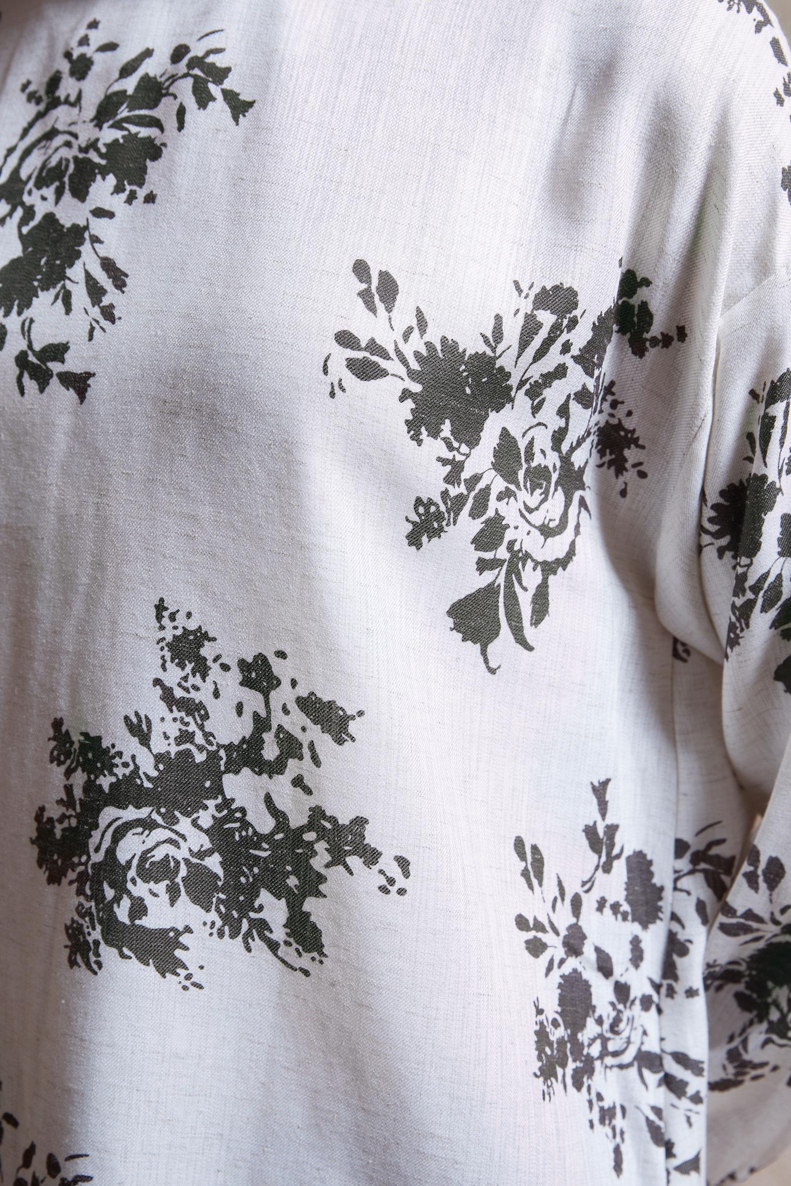 Tesettür giyim KAHVE KETEN EFEKTLİ PANTOLONLU TAKIM 44538