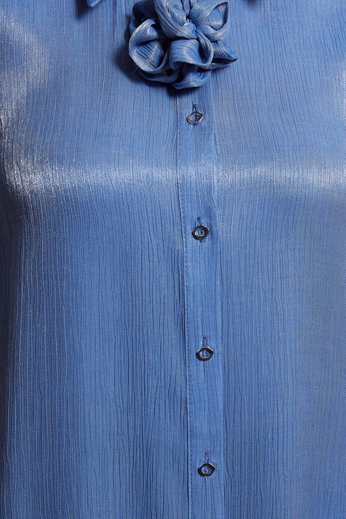 Tesettür giyim LACİVERT SATEN YÜZLÜ PANTOLONLU TAKIM 44539