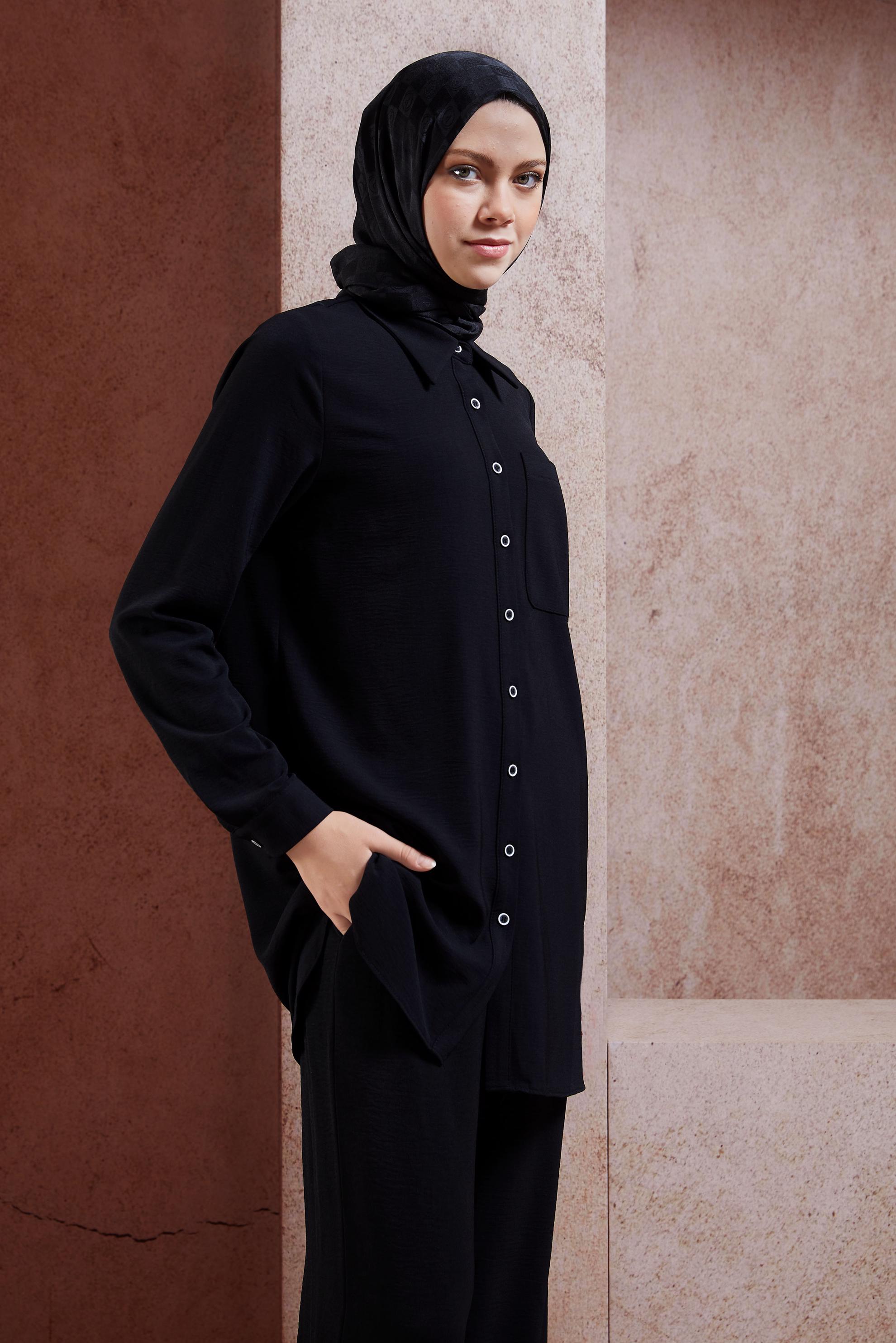 COSTUME PANTALON COL CHEMISE, ALVİNA