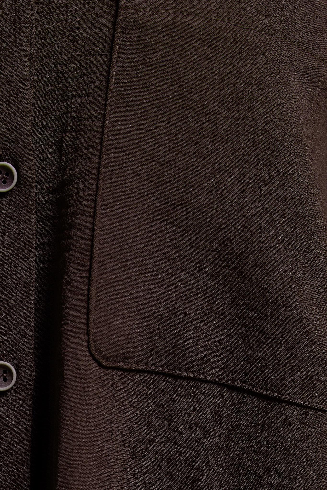 Tesettür giyim KAHVE GÖMLEK YAKA PANTOLONLU TAKIM 44756