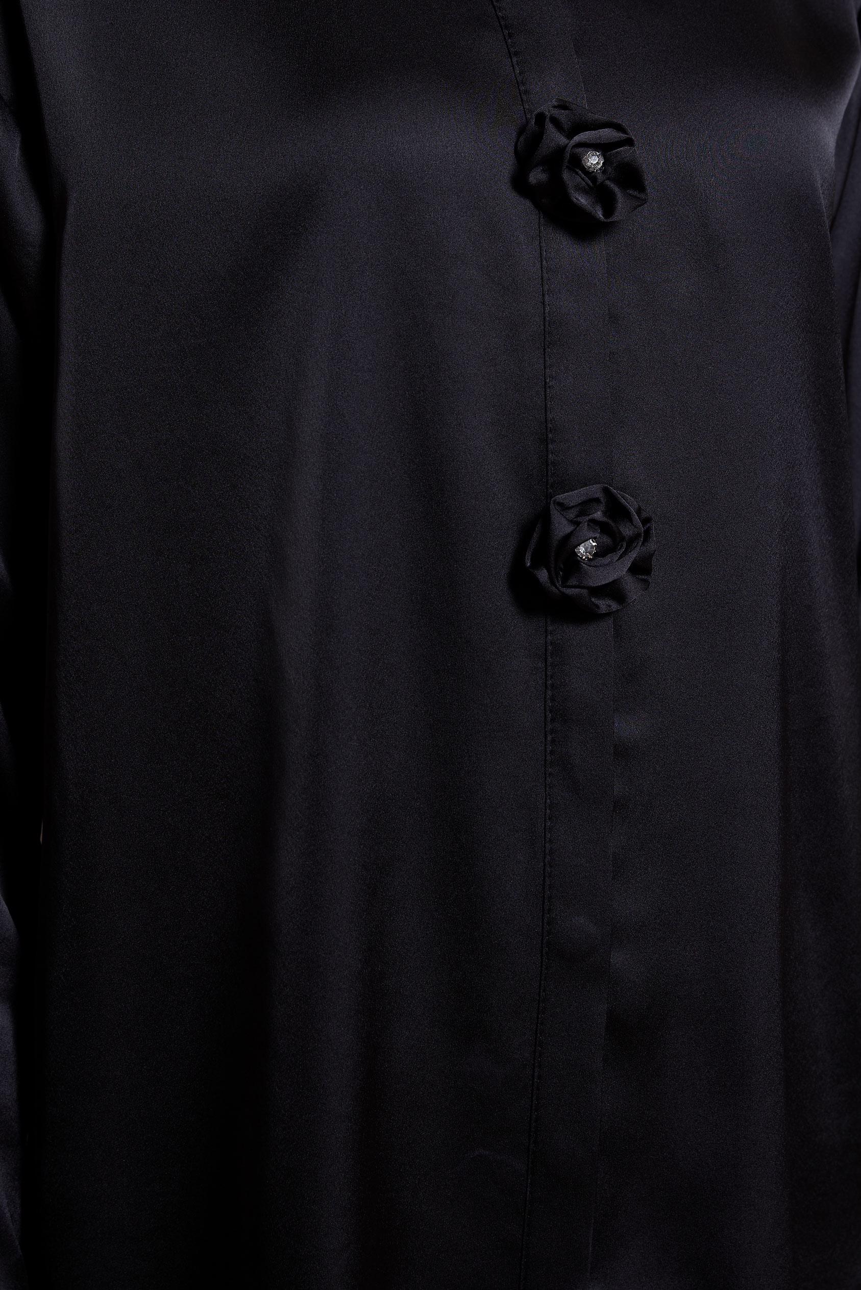 Tesettür giyim SİYAH PANTOLONLU SATEN TAKIM 44757