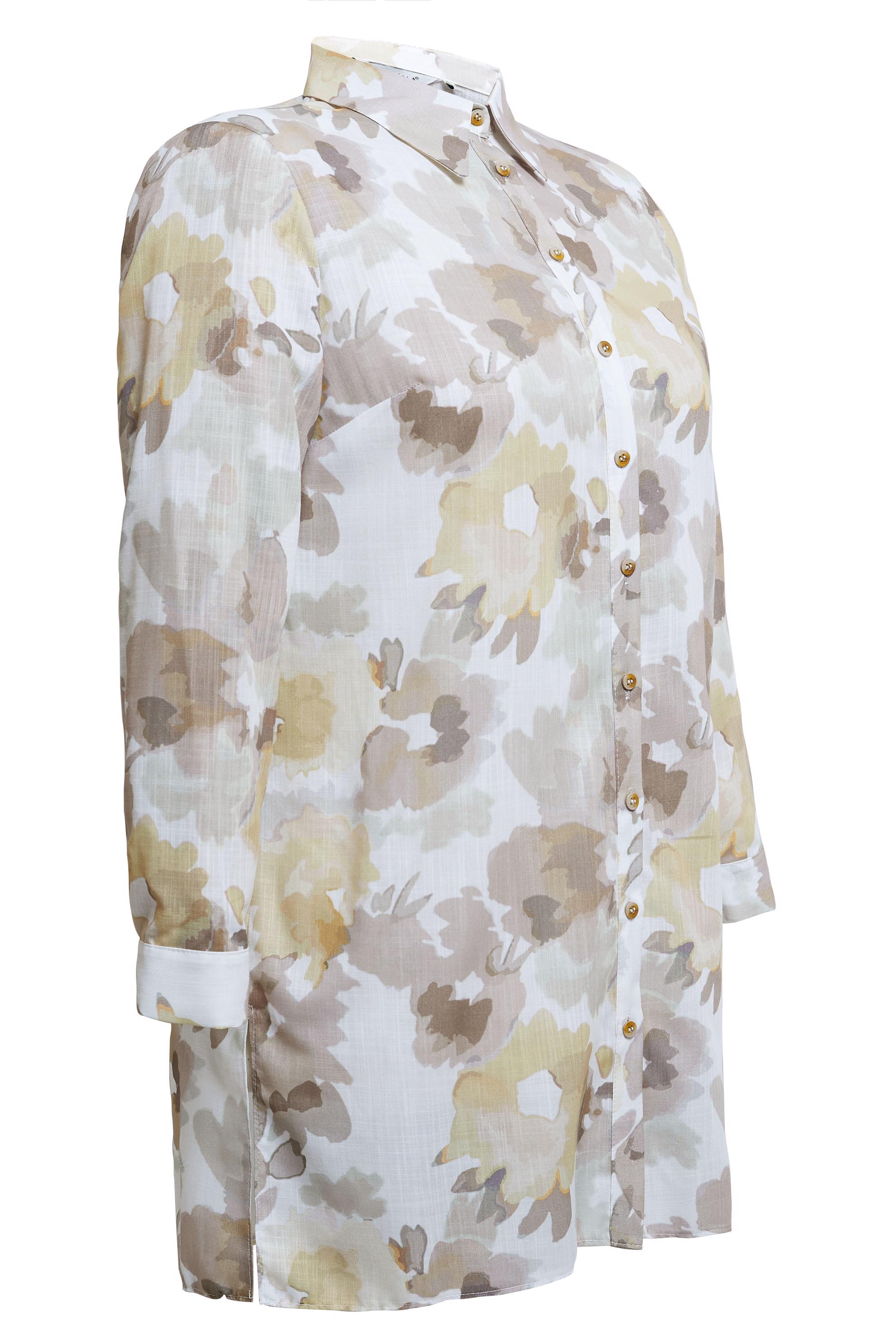 Vêtements hijab VISON TUNIQUE GRANDE TAILLE À MOTIF 20536