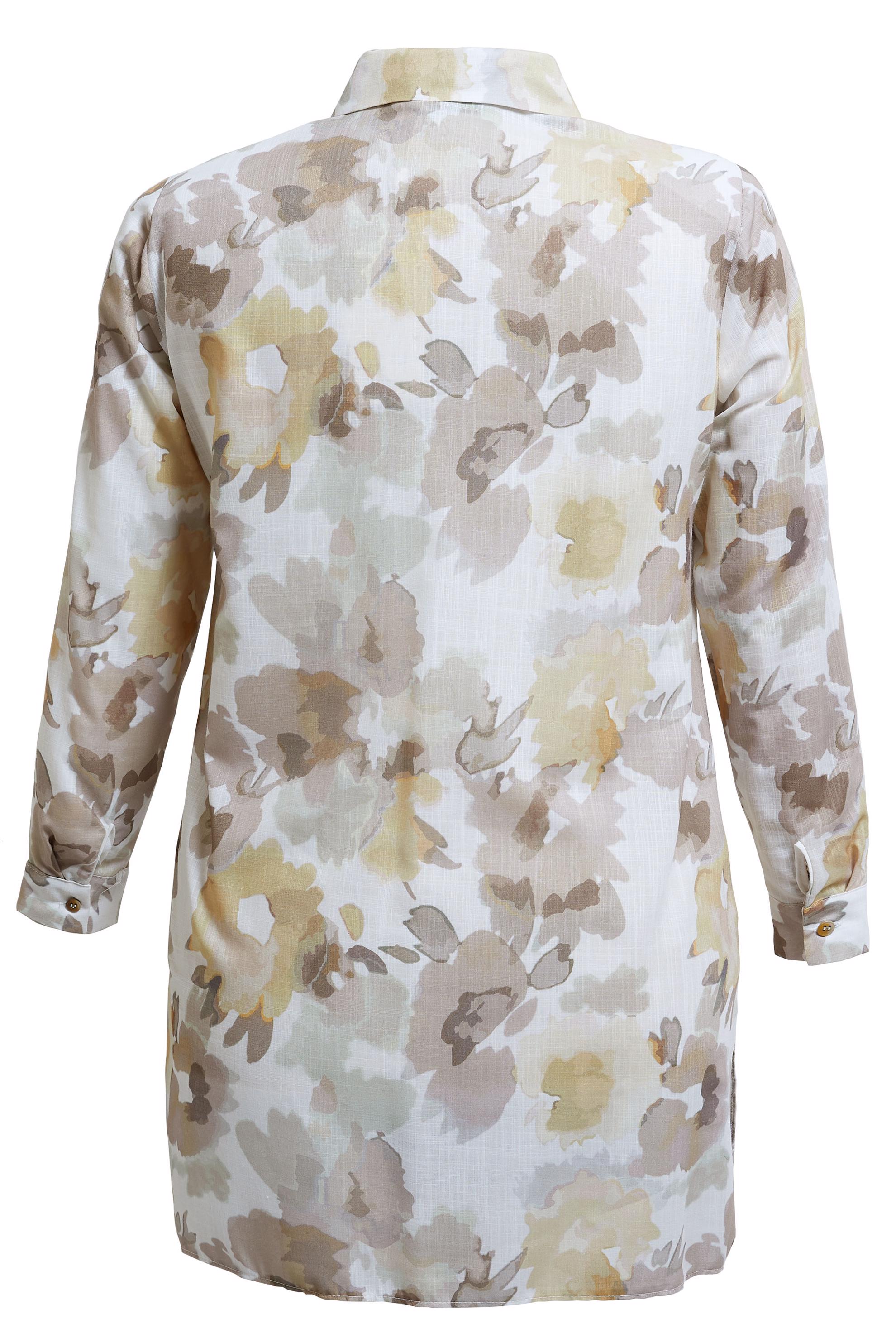 Vêtements hijab VISON TUNIQUE GRANDE TAILLE À MOTIF 20536