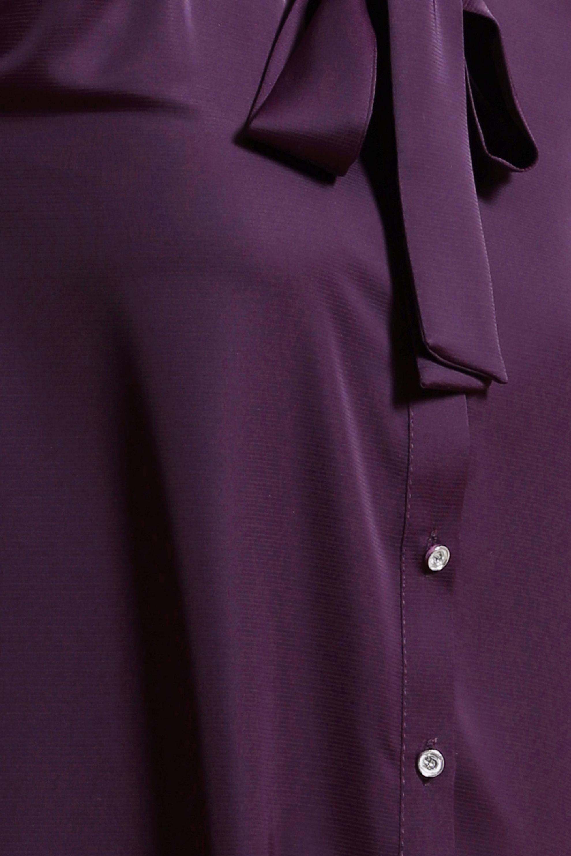 Tesettür giyim MOR YAKASI BAĞLAMALI TUNİK 43415