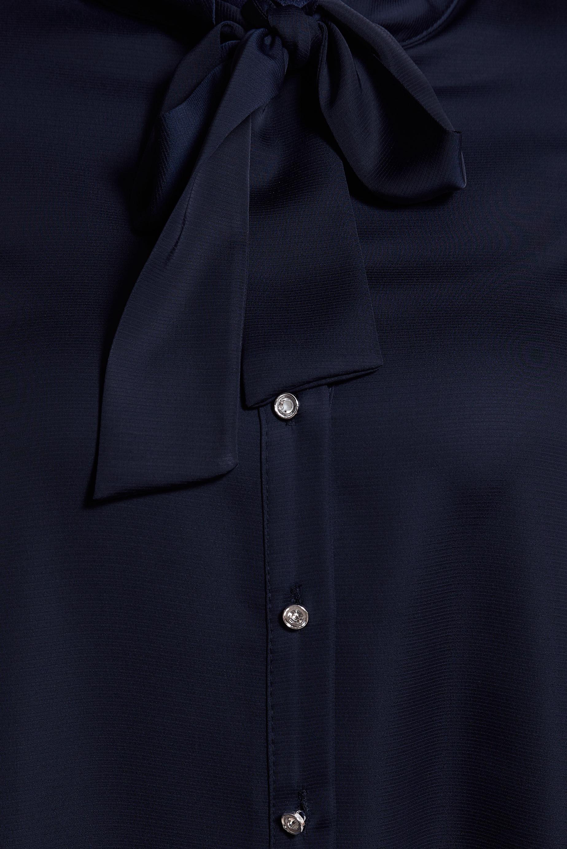 Tesettür giyim LACİVERT YAKASI BAĞLAMALI TUNİK 43415