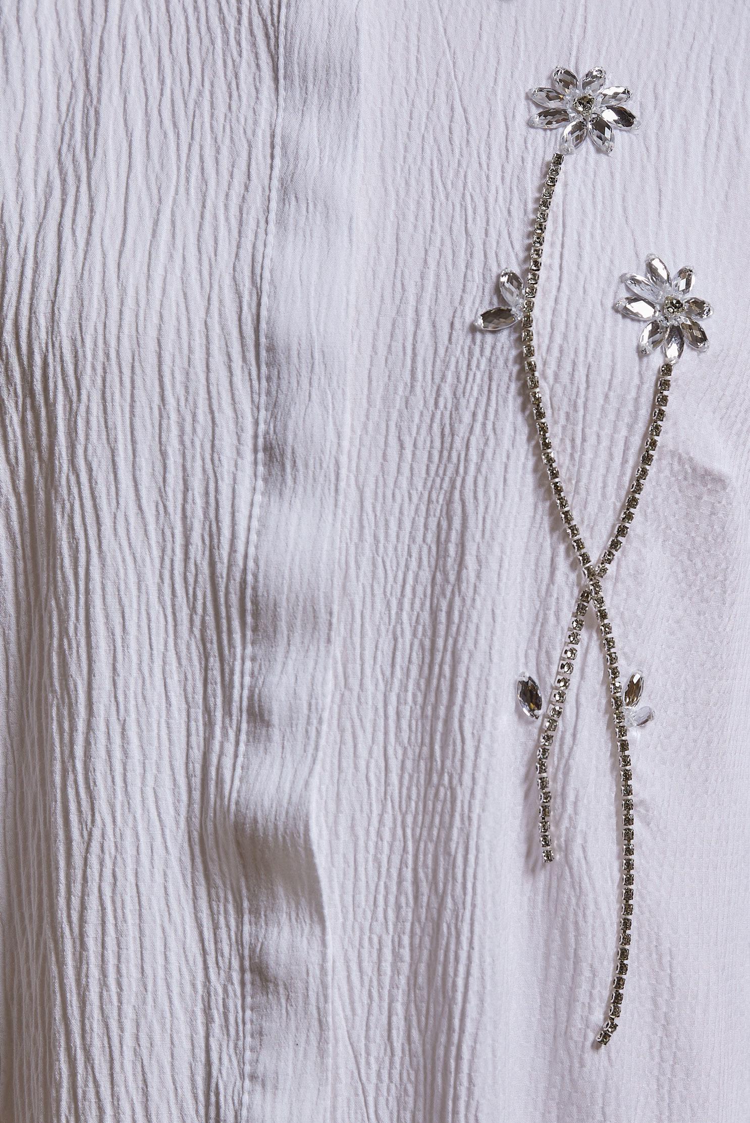 Tesettür giyim BEYAZ TAŞ BASKILI TUNİK 43921