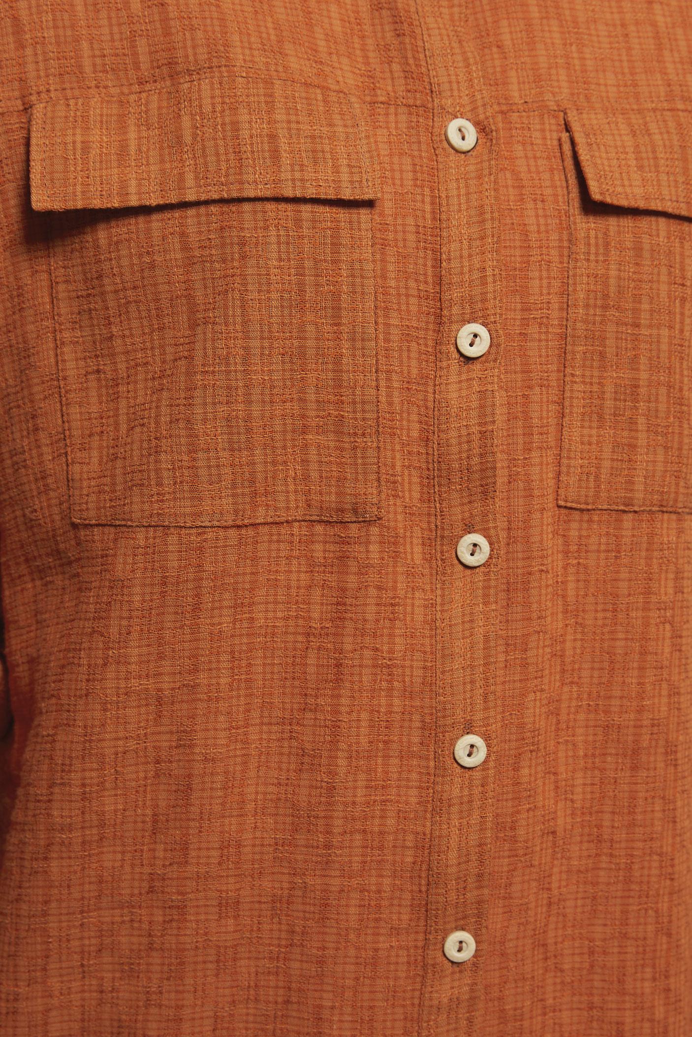 Tesettür giyim TURUNCU GÖMLEK TUNİK 44417