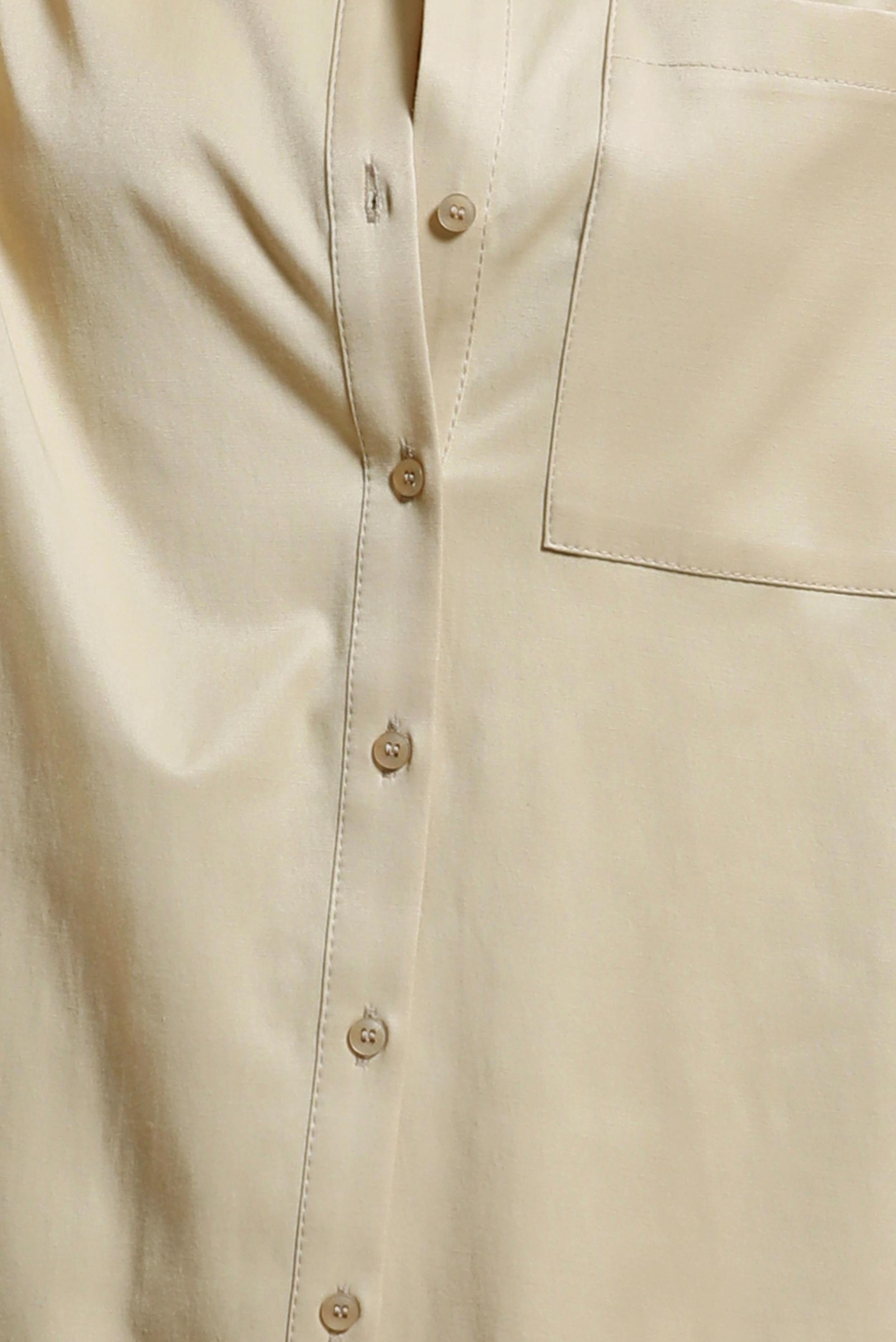 Tesettür giyim KUM SATEN GÖMLEK TUNİK 44421