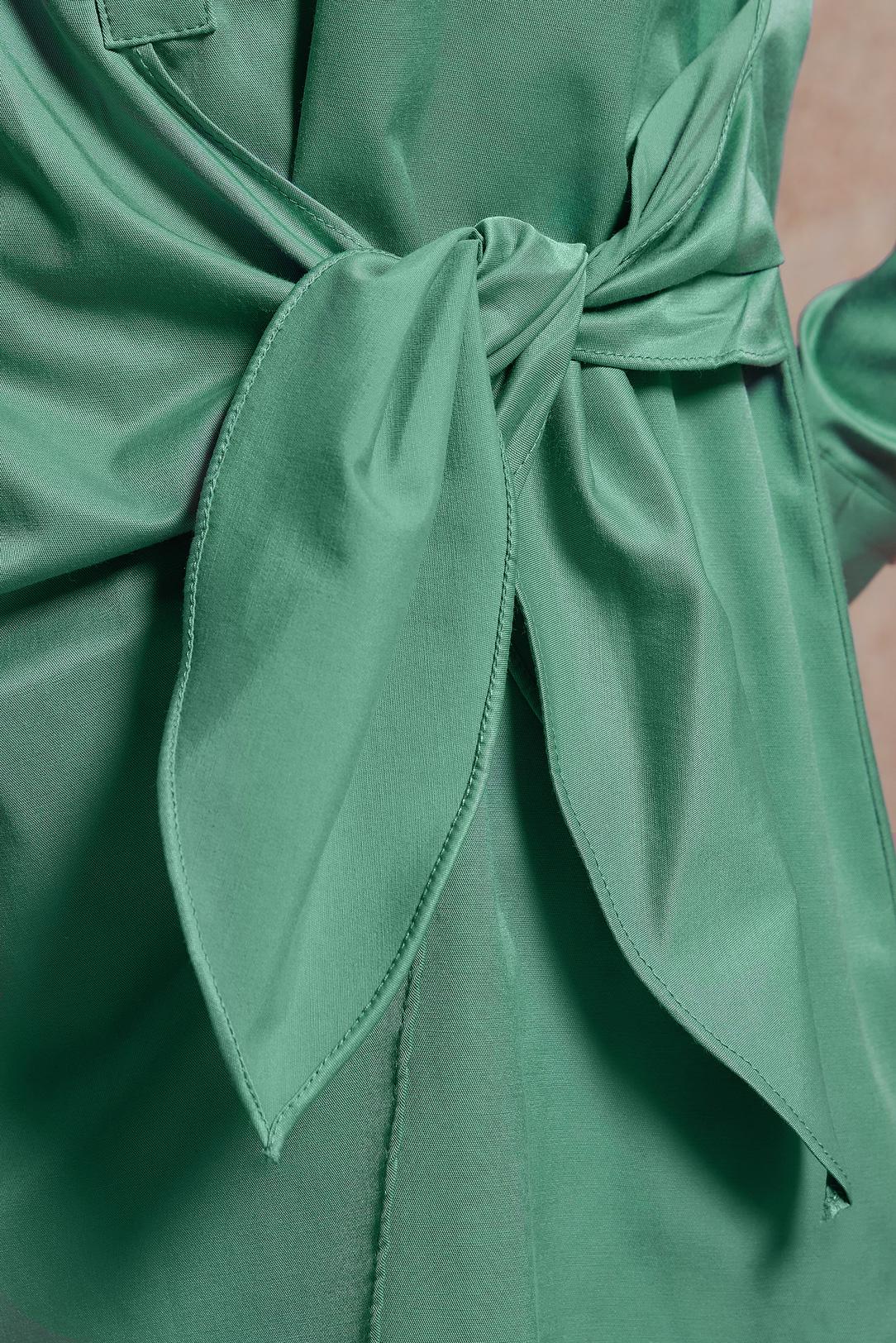 Tesettür giyim MAVİ GÖMLEK YAKA TUNİK 44423