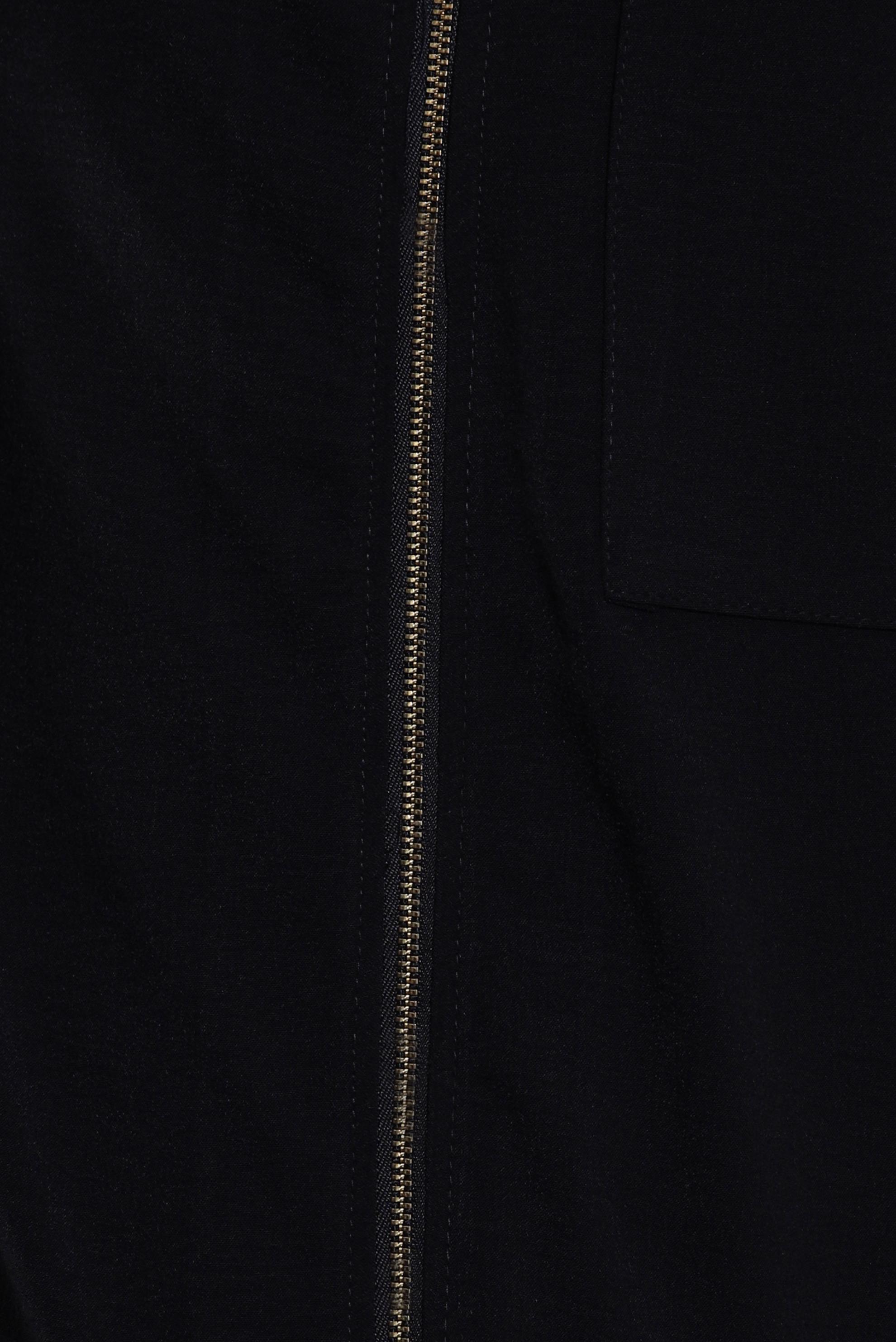 Tesettür giyim SİYAH FERMUARLI TUNİK 44435