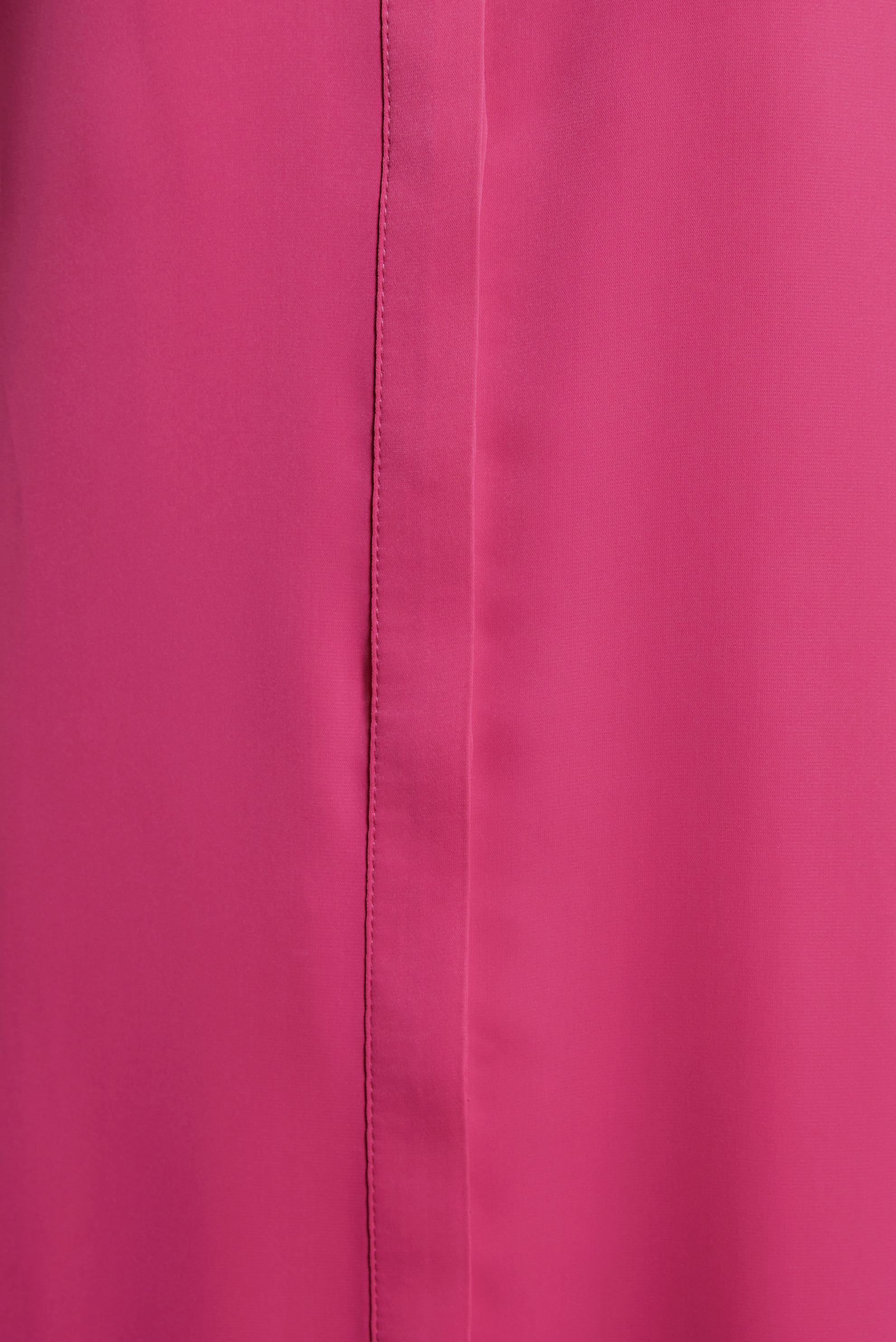 Tesettür giyim FUŞYA GÖMLEK YAKA TUNİK 44448