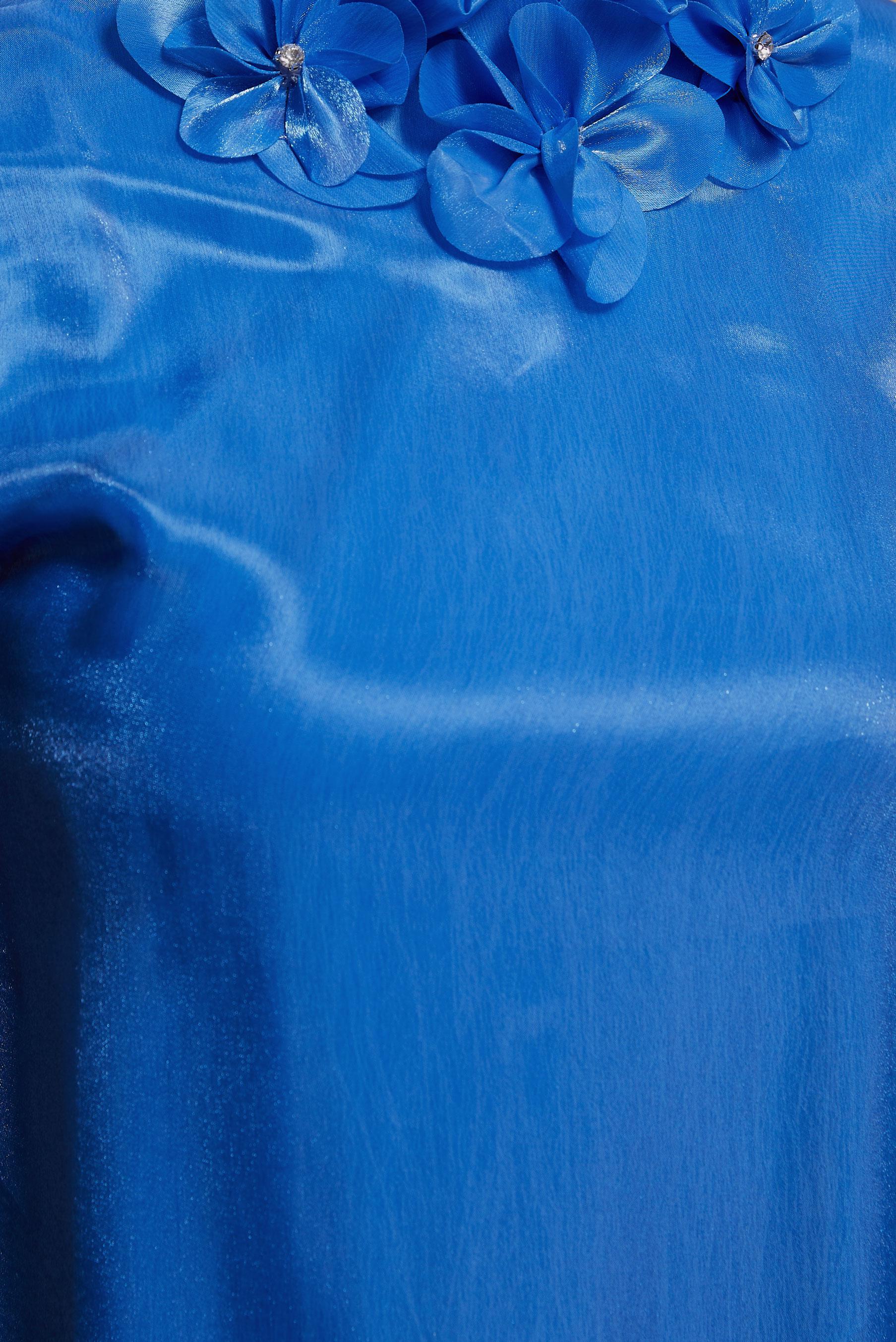 Tesettür giyim LACİVERT ÜÇ BOYUTLU ÇİÇEK DETAYLI TUNİK 44568