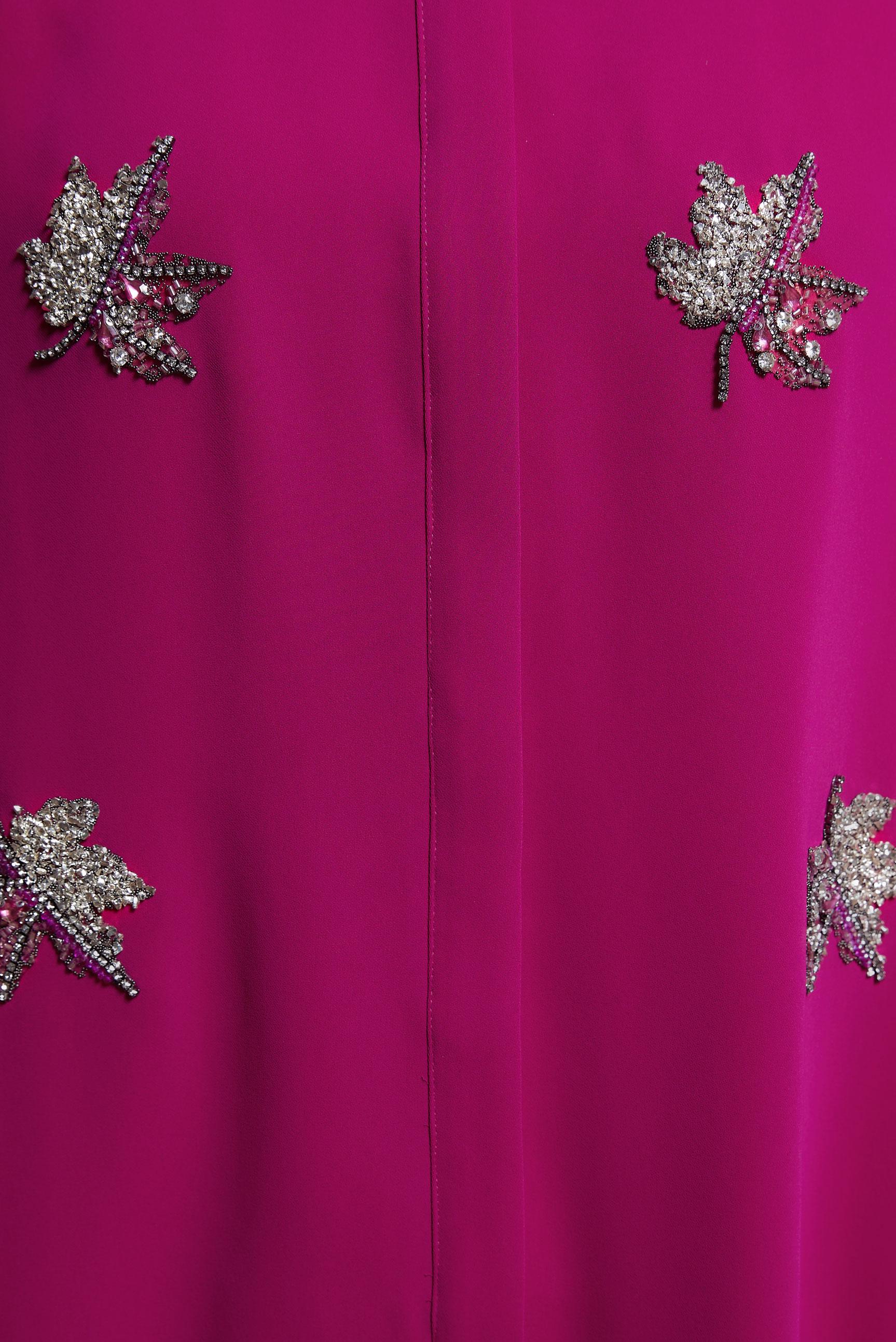 Tesettür giyim FUŞYA TAŞLI TUNİK 44468