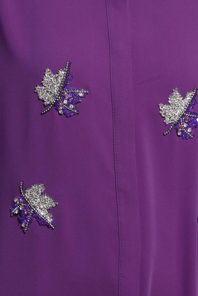 Tesettür giyim MOR TAŞ DETAYLI TESETTÜR TUNİK 44468-1 - ALVİNA