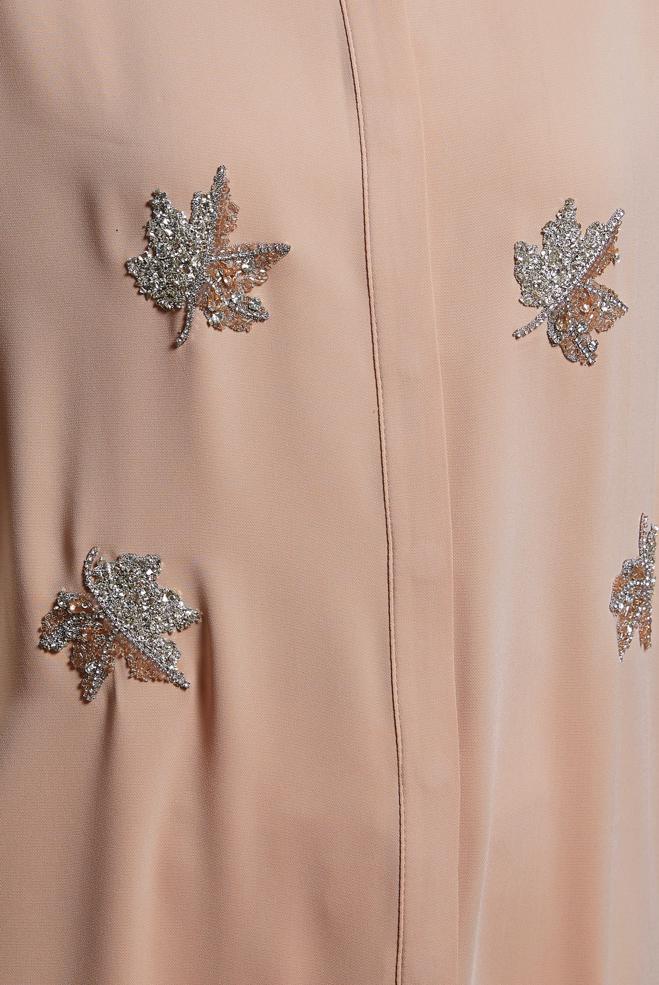 Tesettür giyim PUDRA TAŞ DETAYLI TESETTÜR TUNİK 44468-1 - ALVİNA