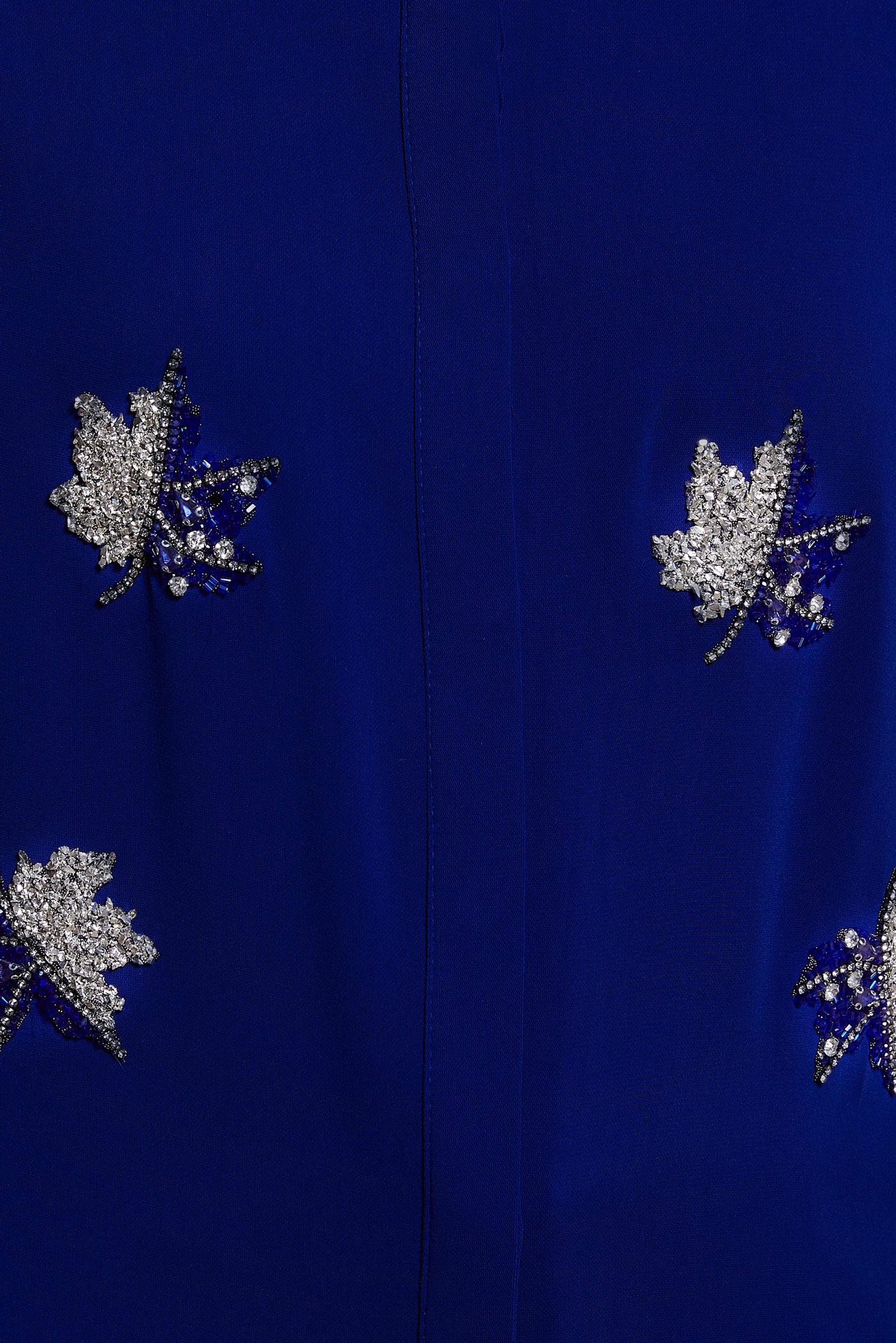 Tesettür giyim MAVİ TAŞ DETAYLI TESETTÜR TUNİK 44468-1