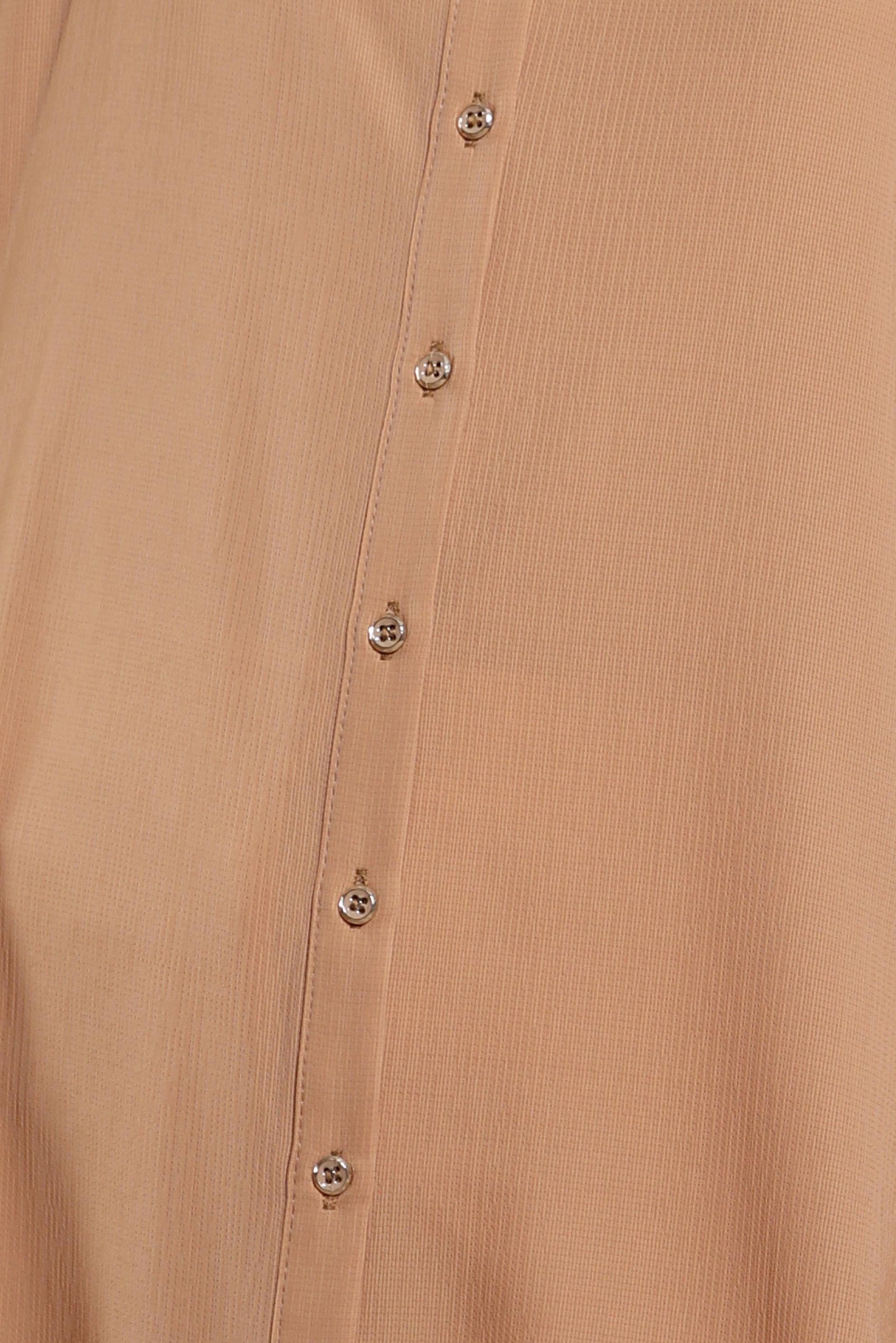 Tesettür giyim TABA GÖMLEK YAKA TUNİK 44474