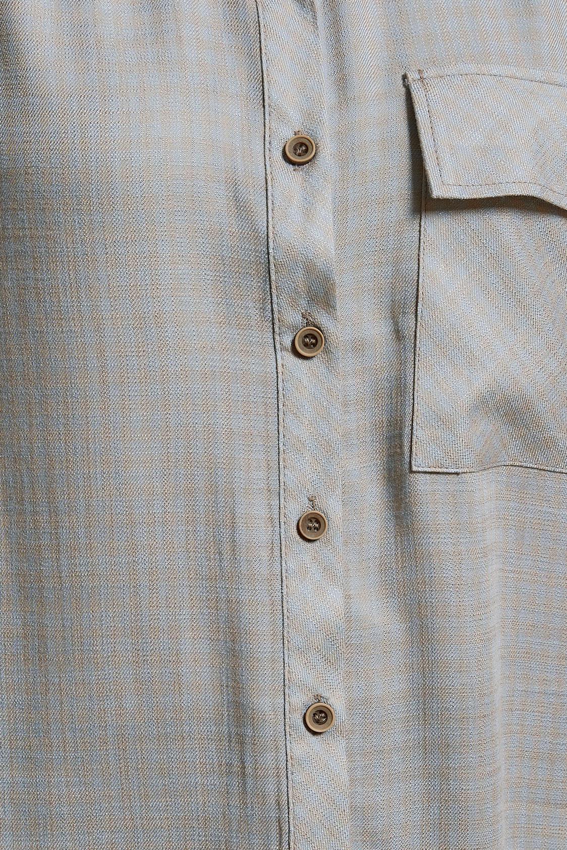 Tesettür giyim BEJ PÖTİKARE DESENLİ TUNİK 44478