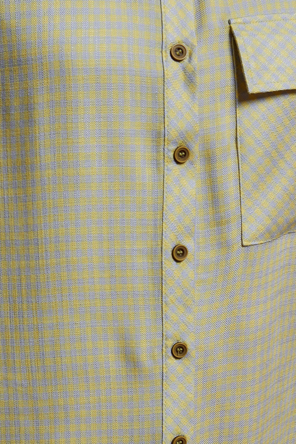 Tesettür giyim SARI PÖTİKARE DESENLİ TUNİK 44478