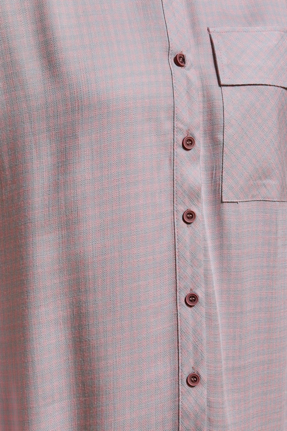 Tesettür giyim PEMBE PÖTİKARE DESENLİ TUNİK 44478