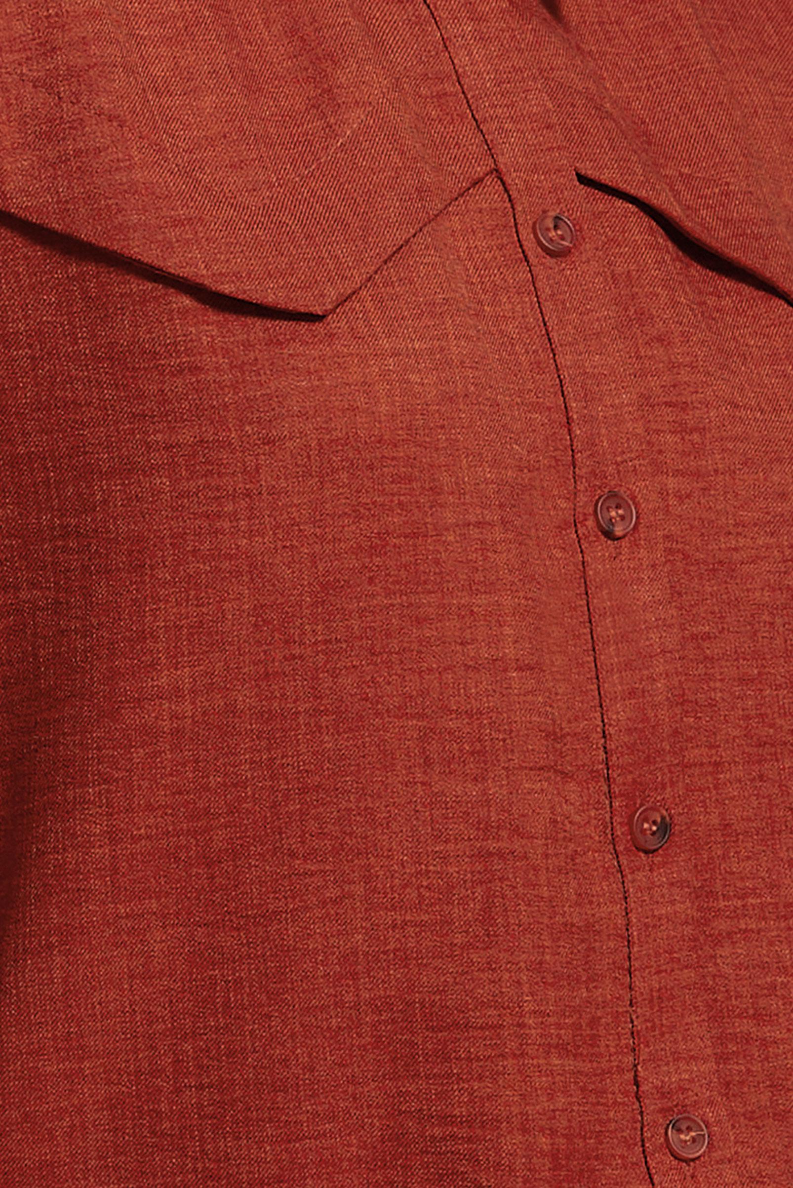 Tesettür giyim TURUNCU KUŞAK DETAYLI TUNİK 44481