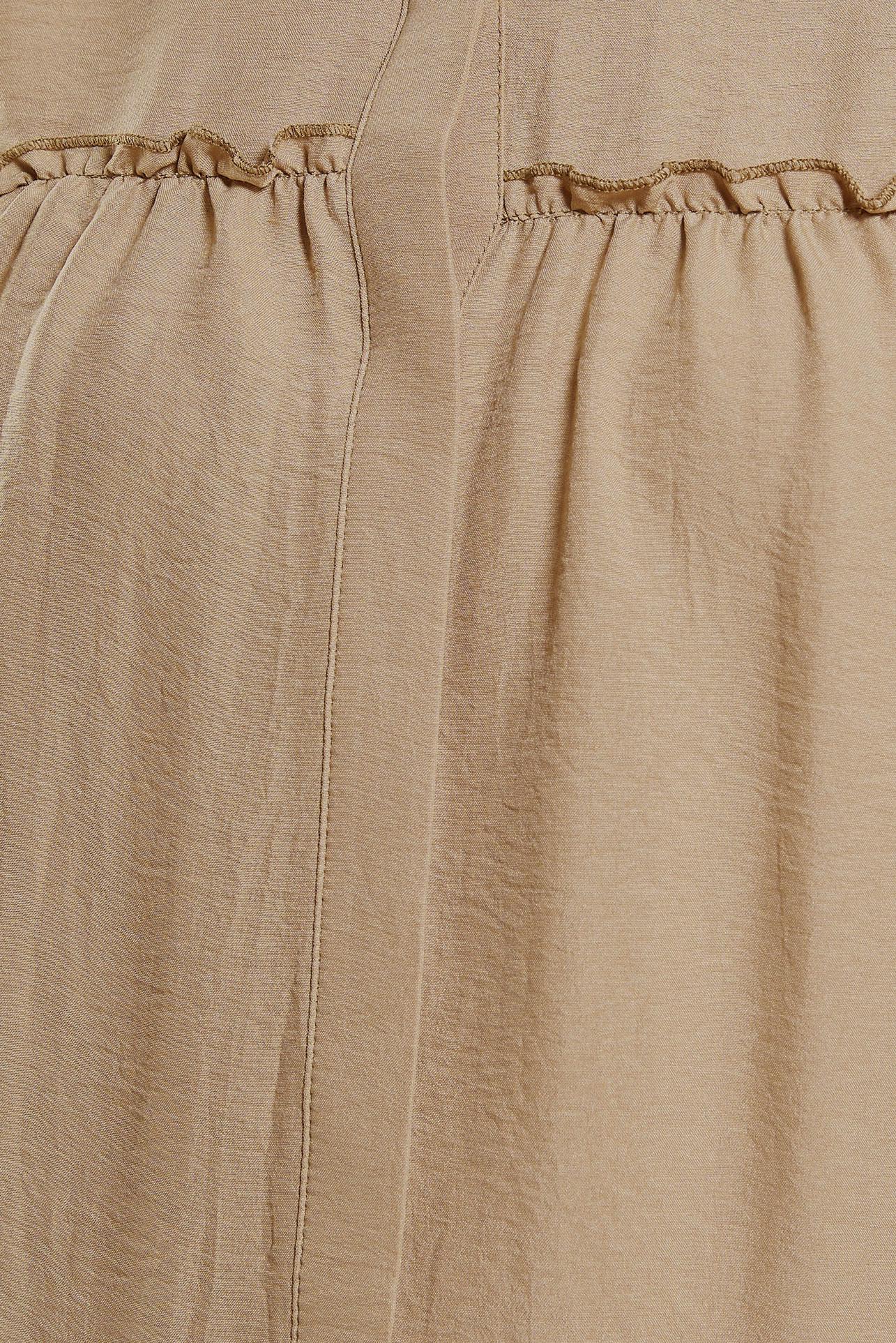 Vêtements hijab BRUN TUNIQUE COL CHEMISE 44489