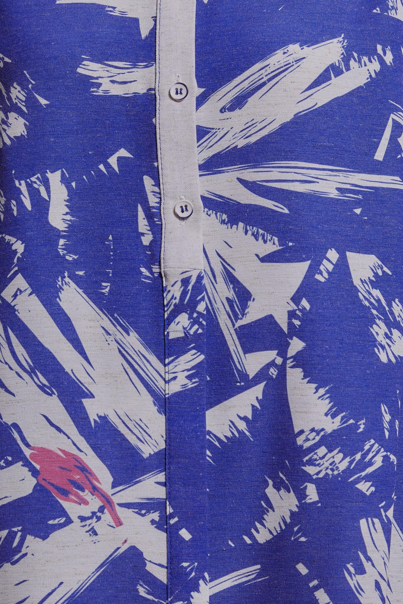 Tesettür giyim LACİVERT DESENLİ TUNİK 44551