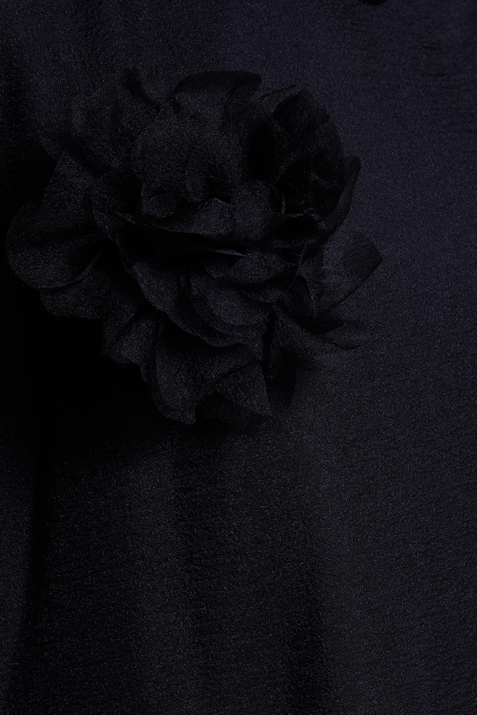 Tesettür giyim SİYAH AKSESUAR DETAYLI TUNİK 44552