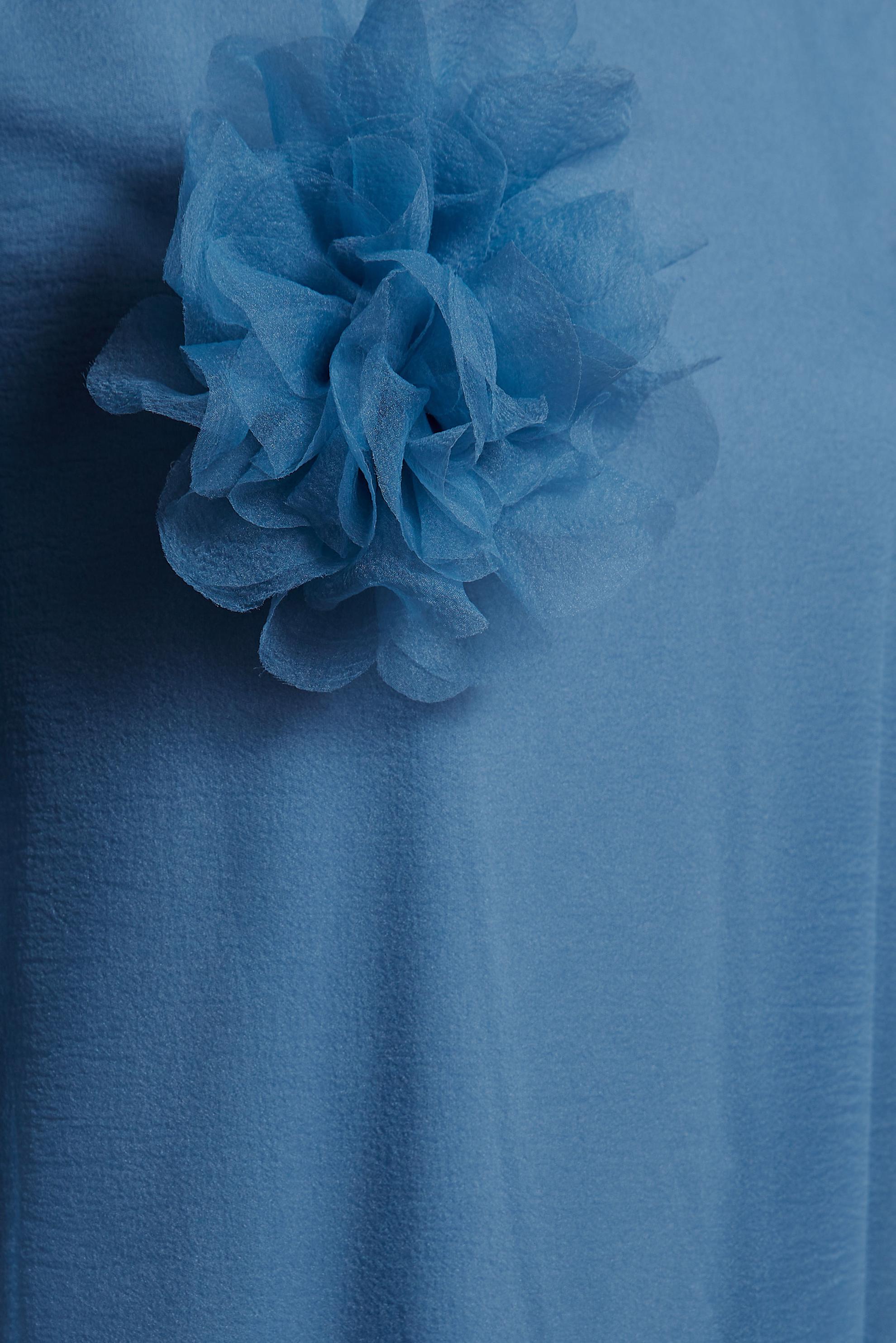 Hijab clothing NAVY BLUE TUNIC WITH ACCESSORY DETAIL 44552