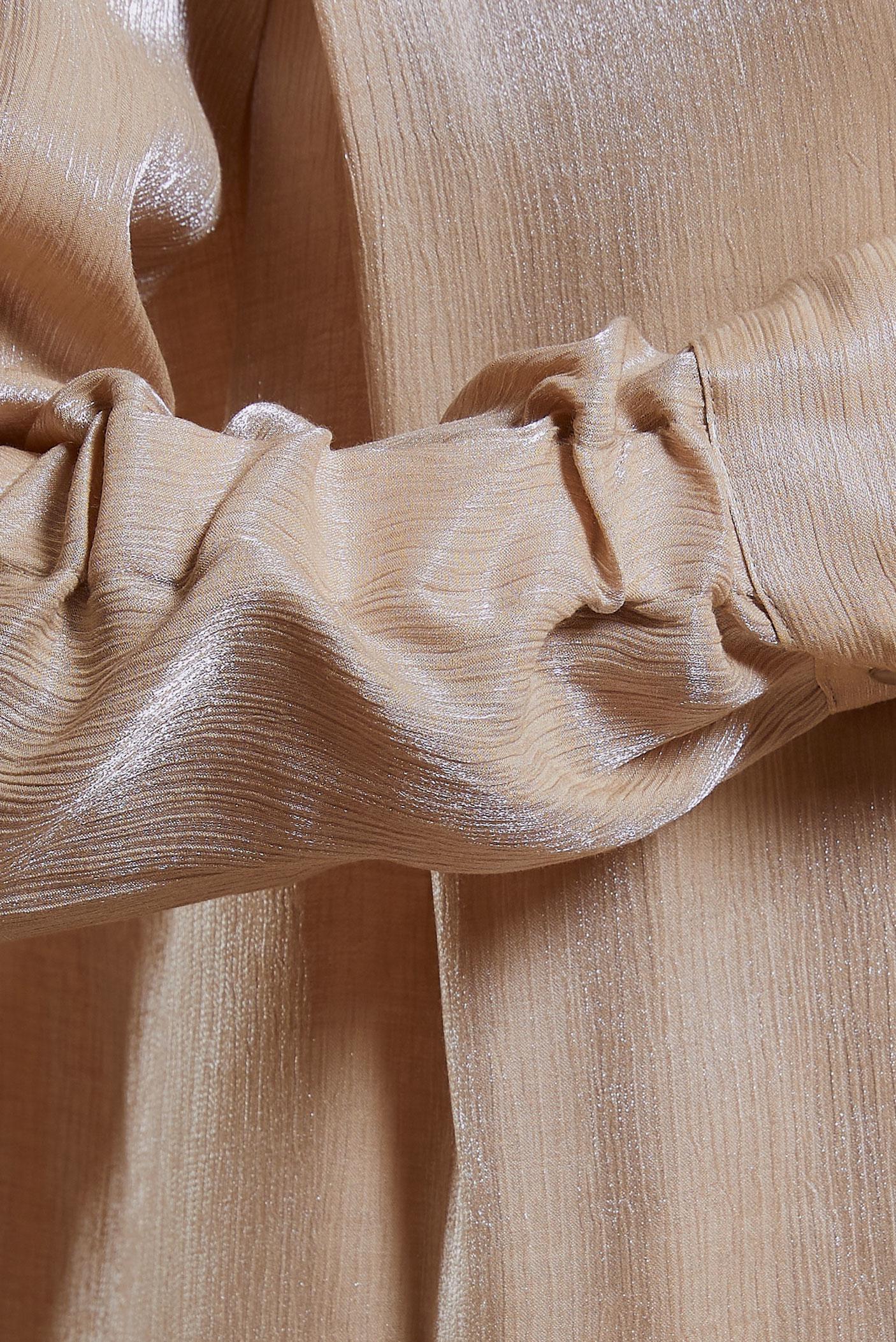 Tesettür giyim ALTIN BÜZGÜ DETAYLI TUNİK 44580