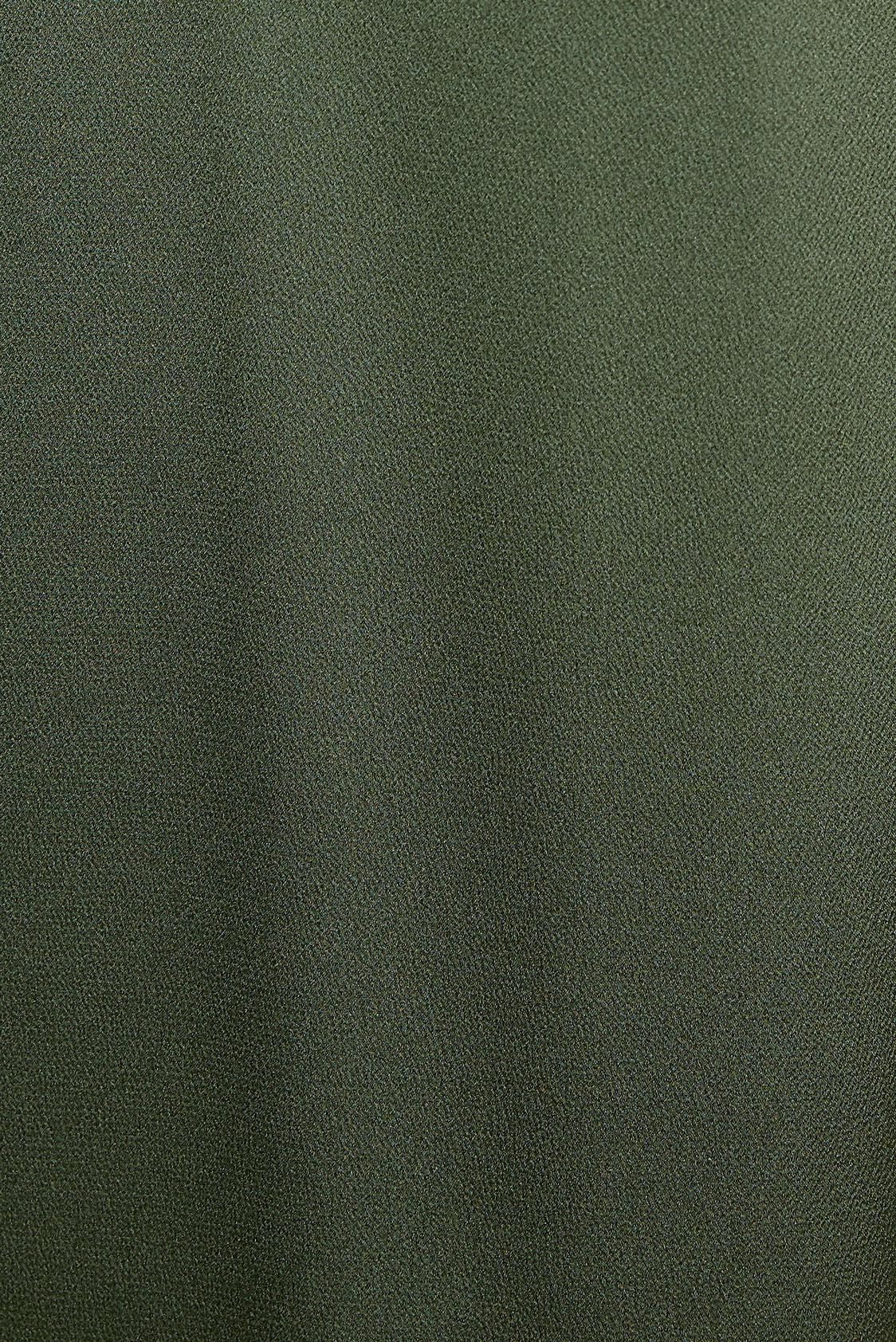 Tesettür giyim HAKİ TAŞ BASKILI SATEN TUNİK 44586