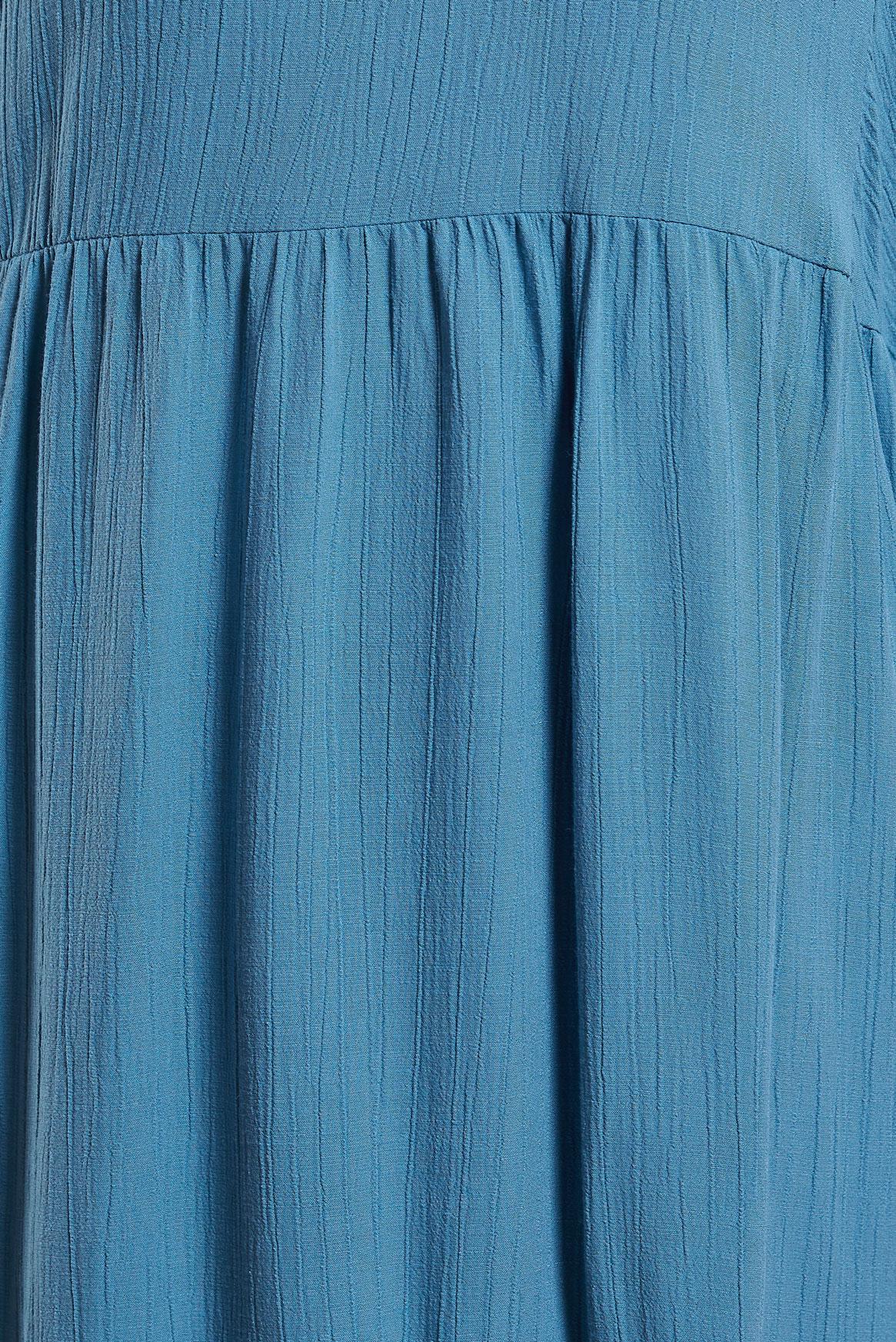 Tesettür giyim LACİVERT VOLANLI TESETTÜR TUNİK 44592