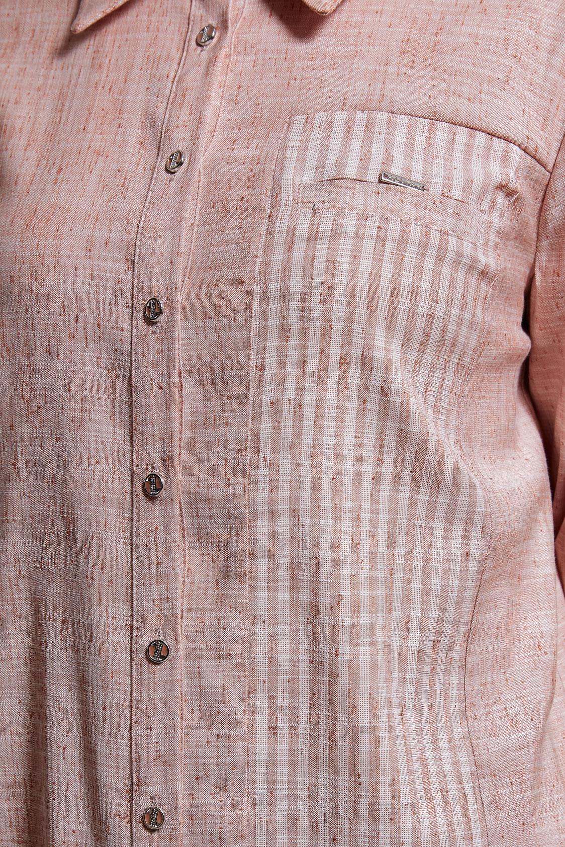 Tesettür giyim PUDRA GÖMLEK YAKA TUNİK 44593