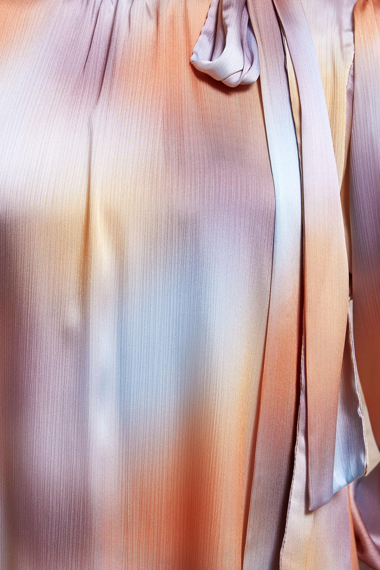 Hijab clothing ORANGE SATIN MODEST TUNIC 44628