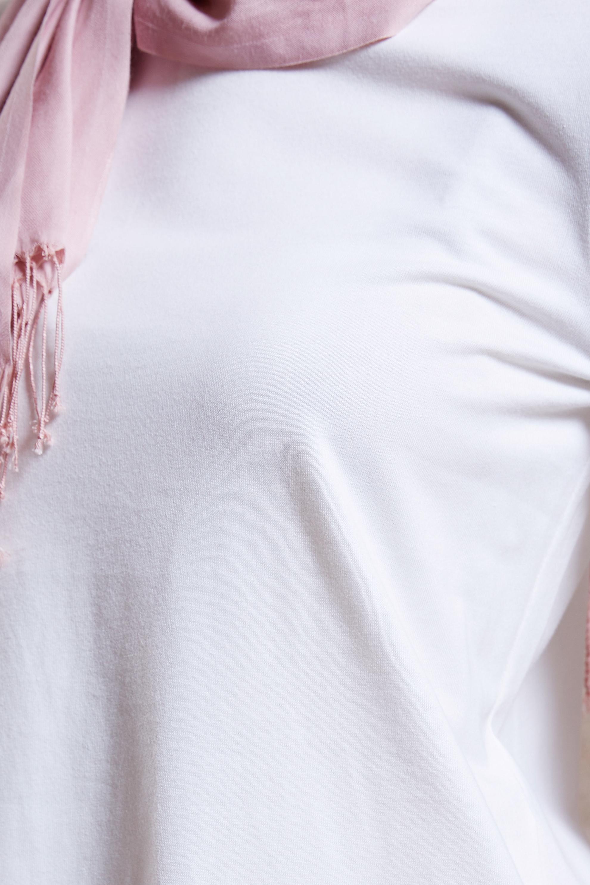 Vêtements hijab BLANC TUNIQUE DROITE MODESTE 44644