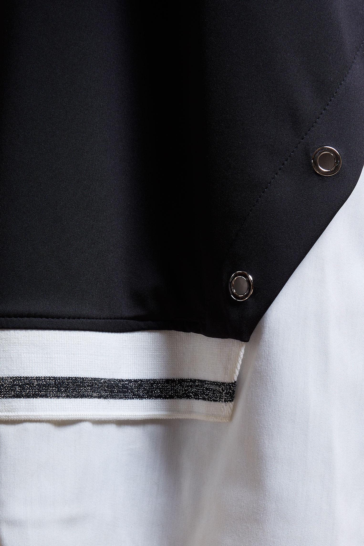 Tesettür giyim SİYAH GARNİLİ TESETTÜR TUNİK 44645