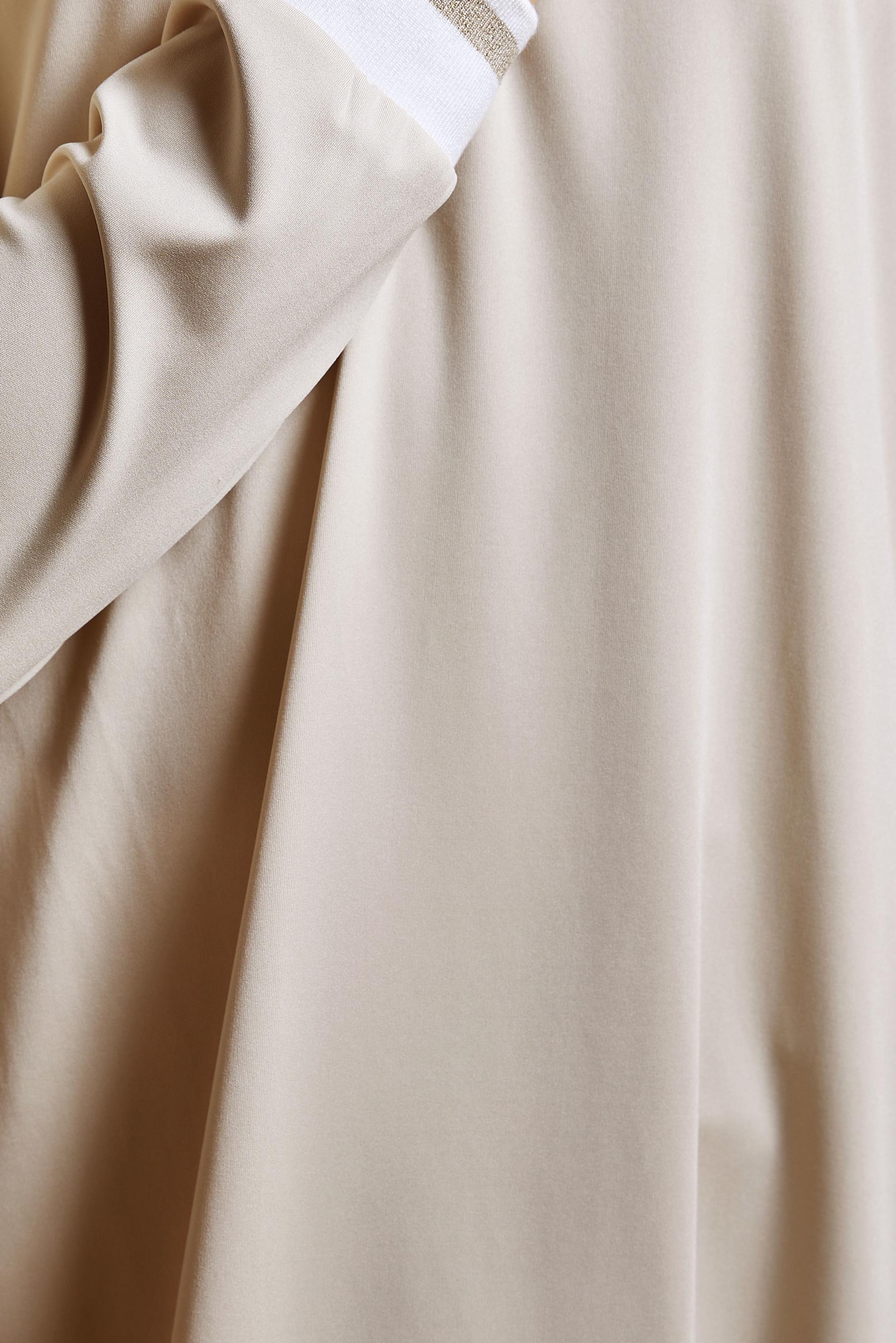 Tesettür giyim BEJ GARNİLİ TESETTÜR TUNİK 44645