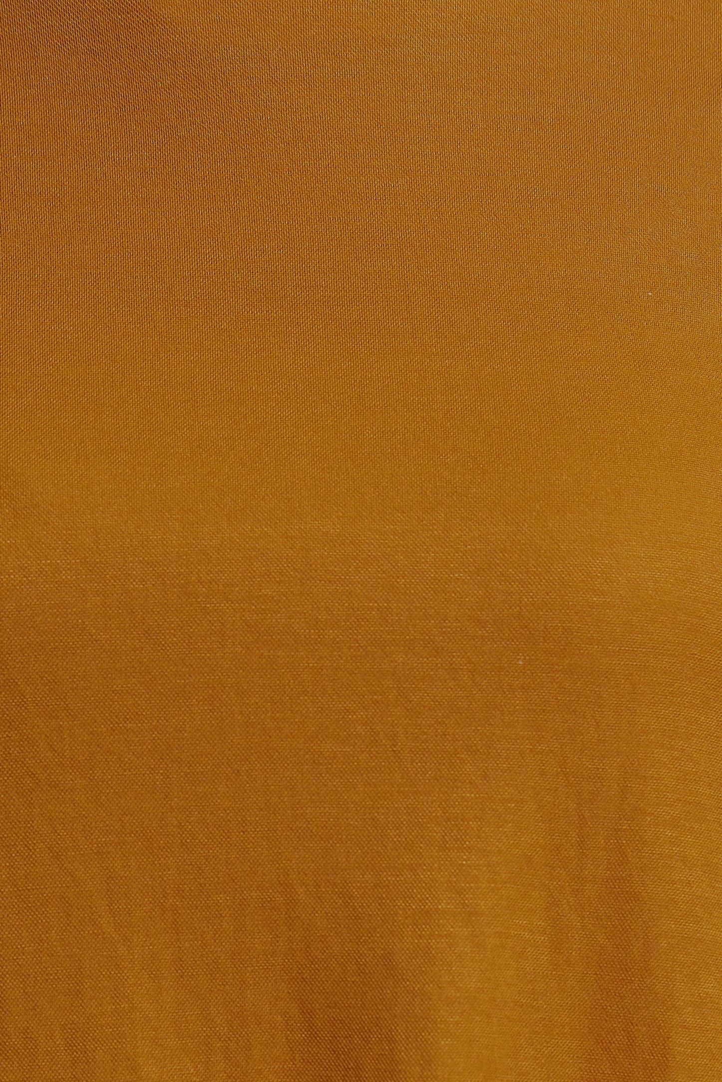 Tesettür giyim SARI BİSİKLET YAKA DÜZ TUNİK 44646